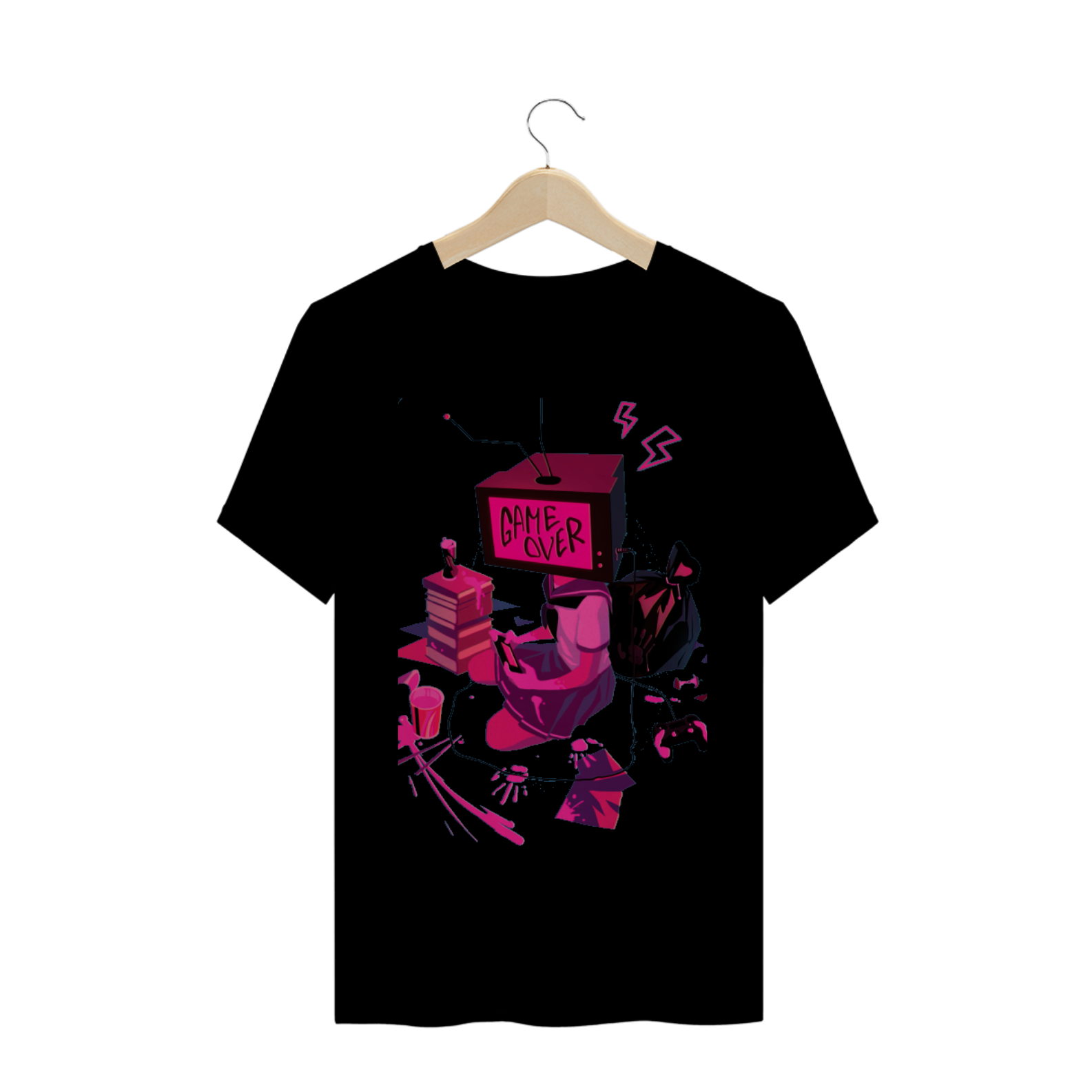 Nome do produto  camisa game over