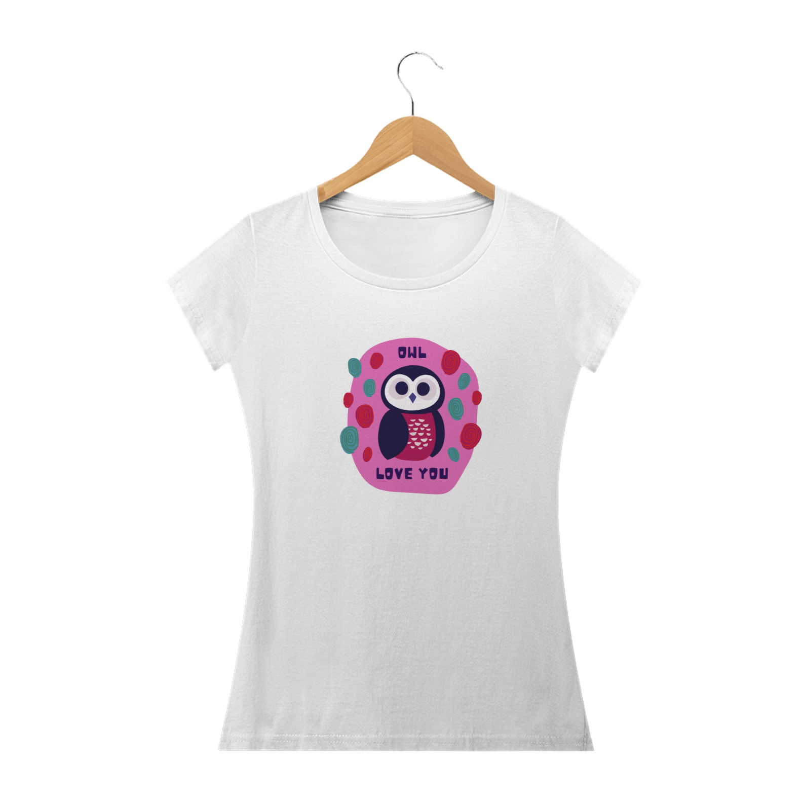 Camiseta Feminina  Coruja