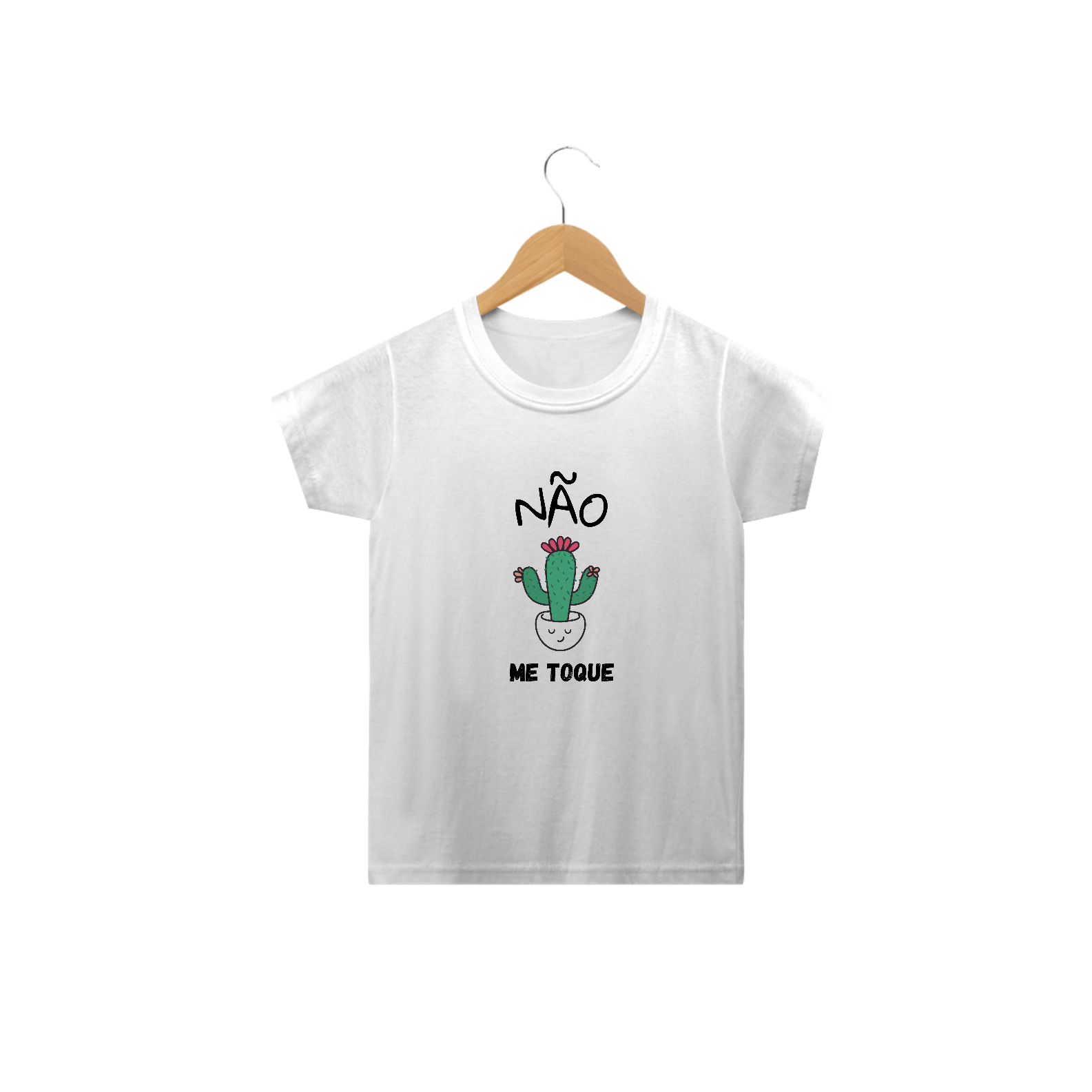 Camiseta Infantil Não Me Toque