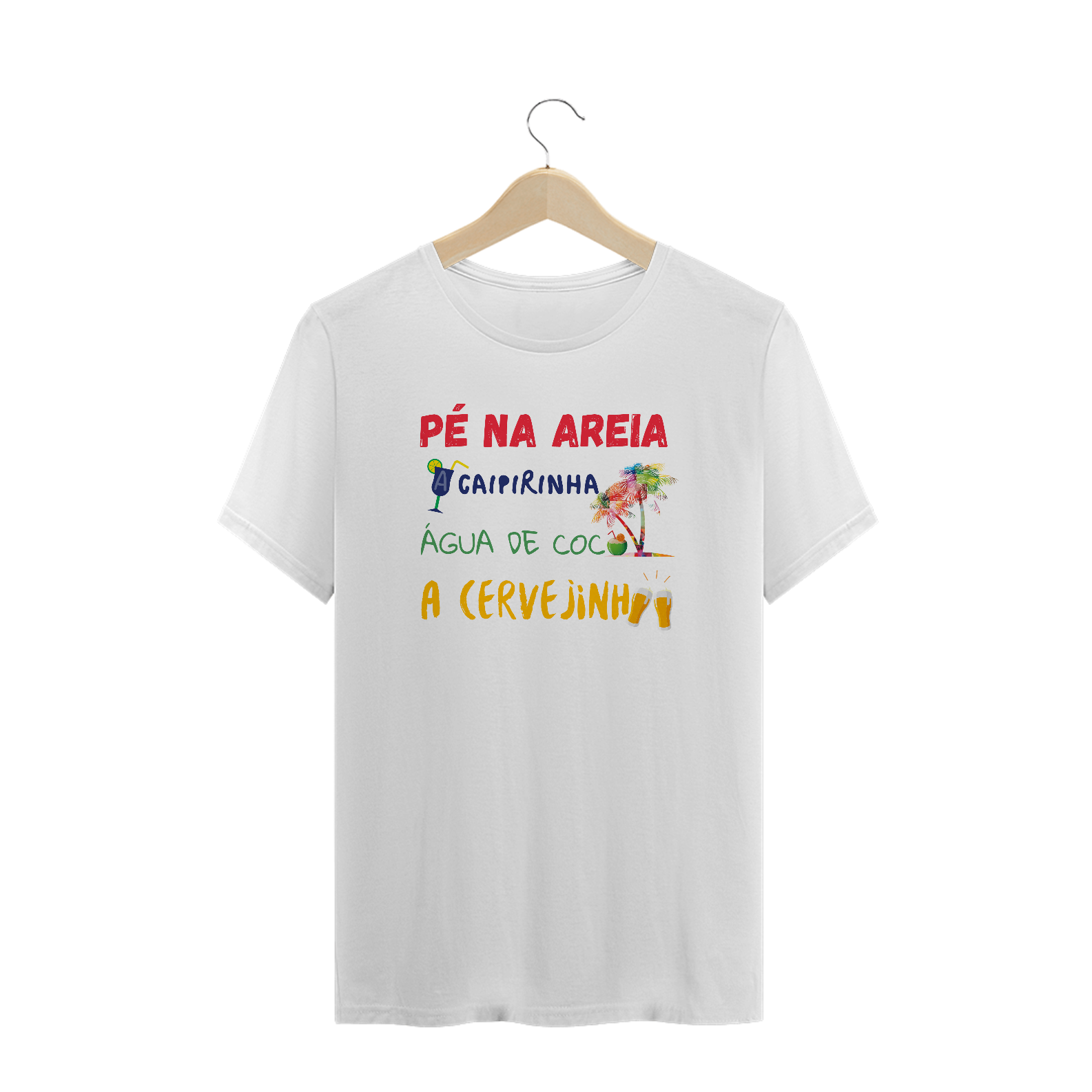 Camiseta Pé na areia...