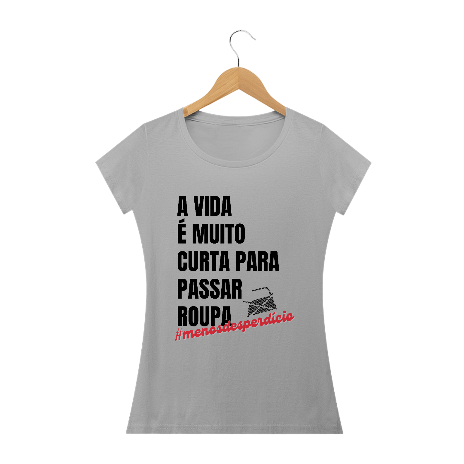 Camiseta Feminina Menos Desperdício