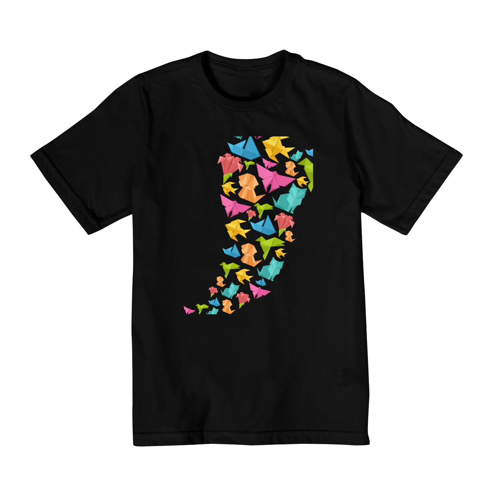 Camiseta Imfantil Origami