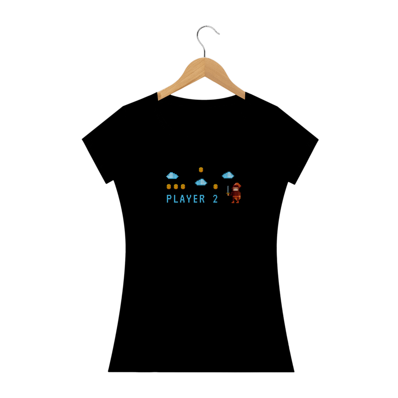 Camiseta Feminina: PLAYER 2