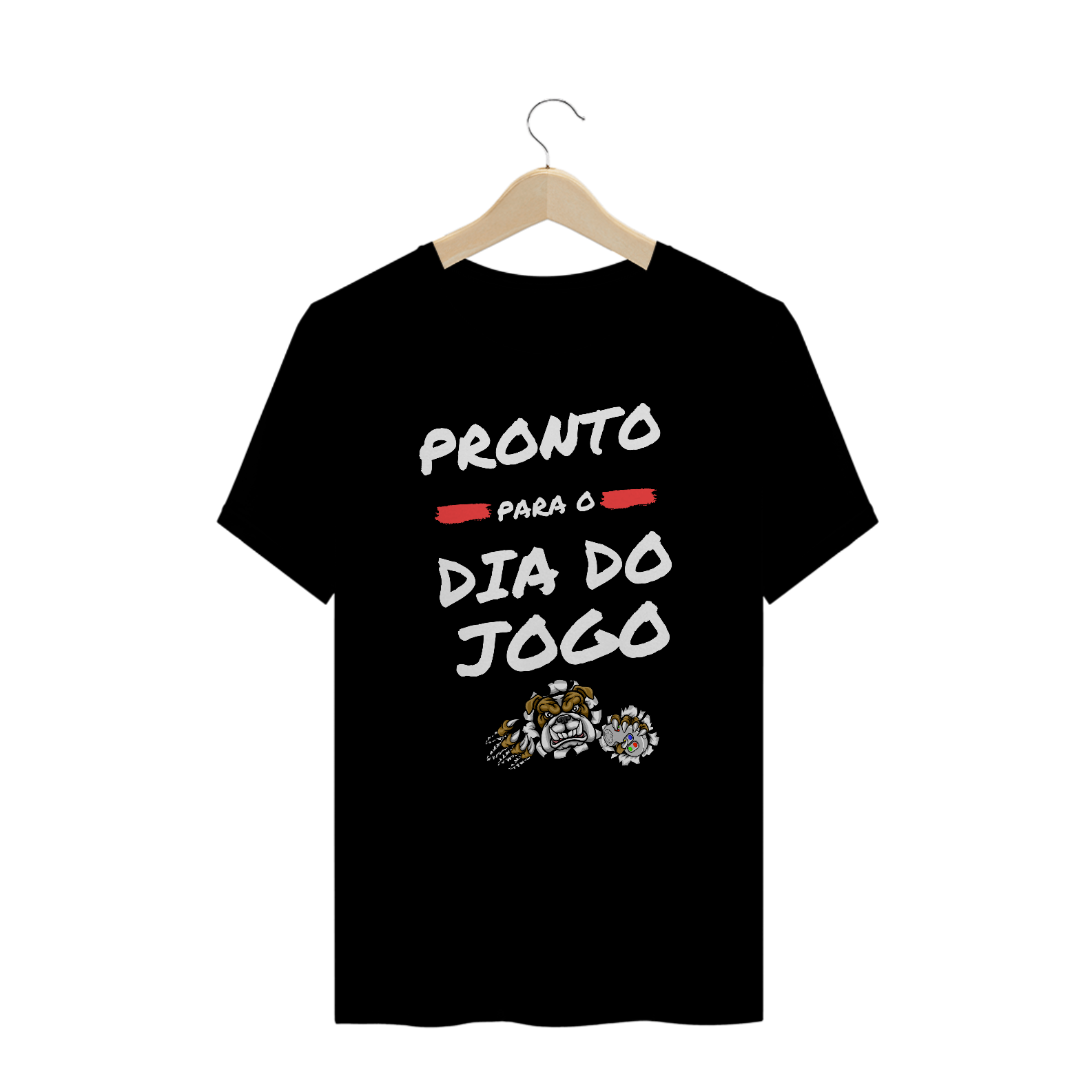 Camiseta Masulina: Pronto Para o Dia do Jogo
