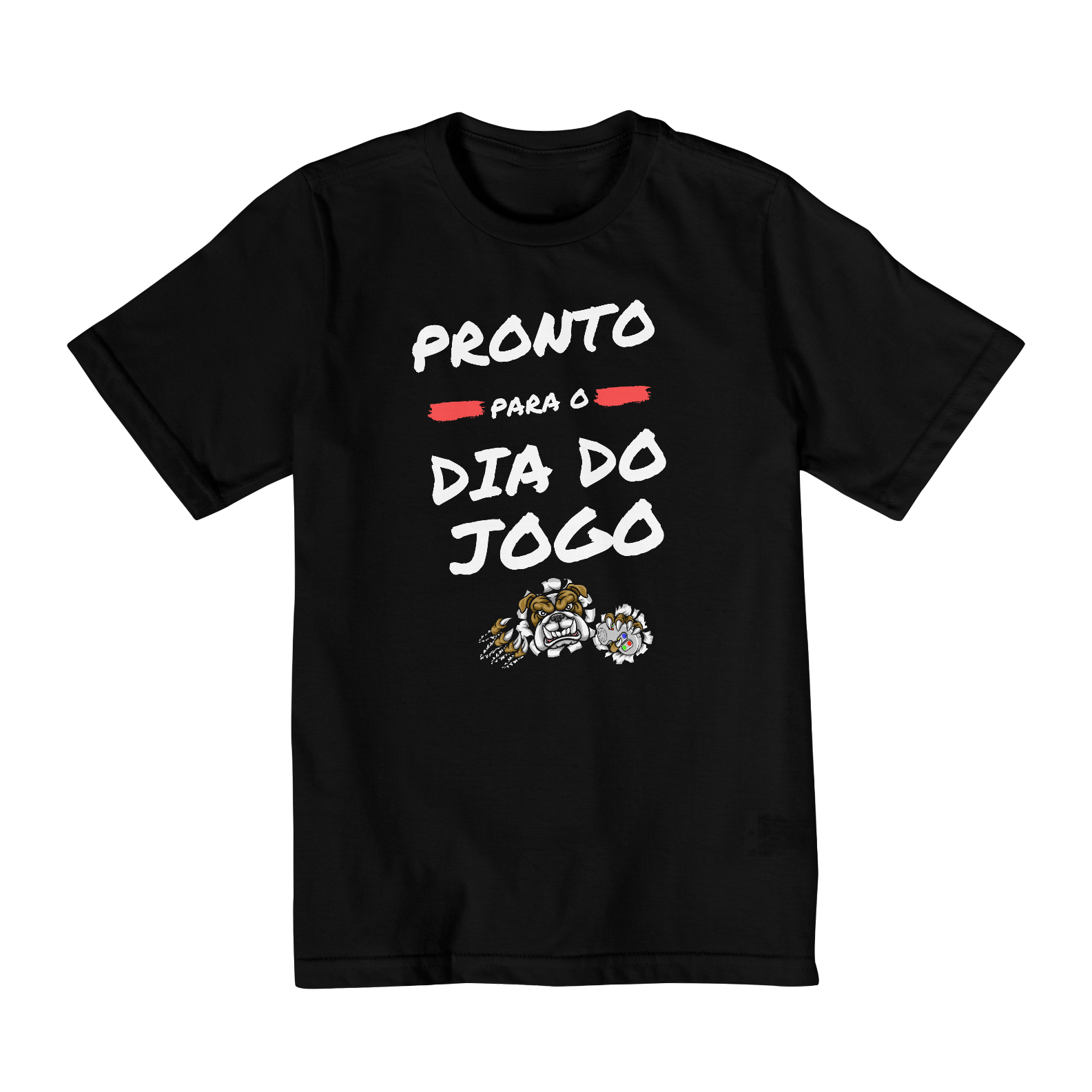 Camiseta Infantil: Pronto Para o Dia do Jogo