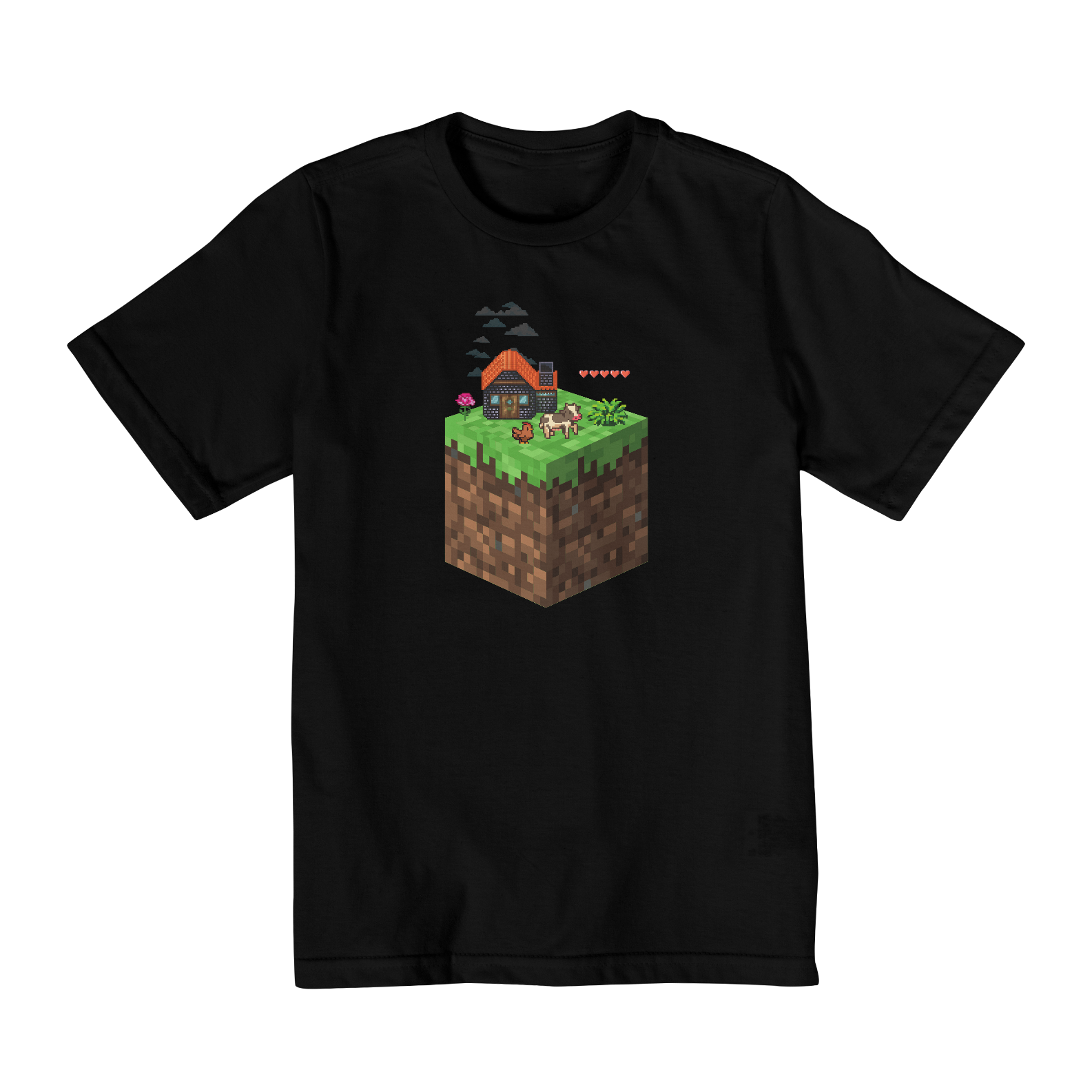 Camiseta Infantil Fazenda Minicraft