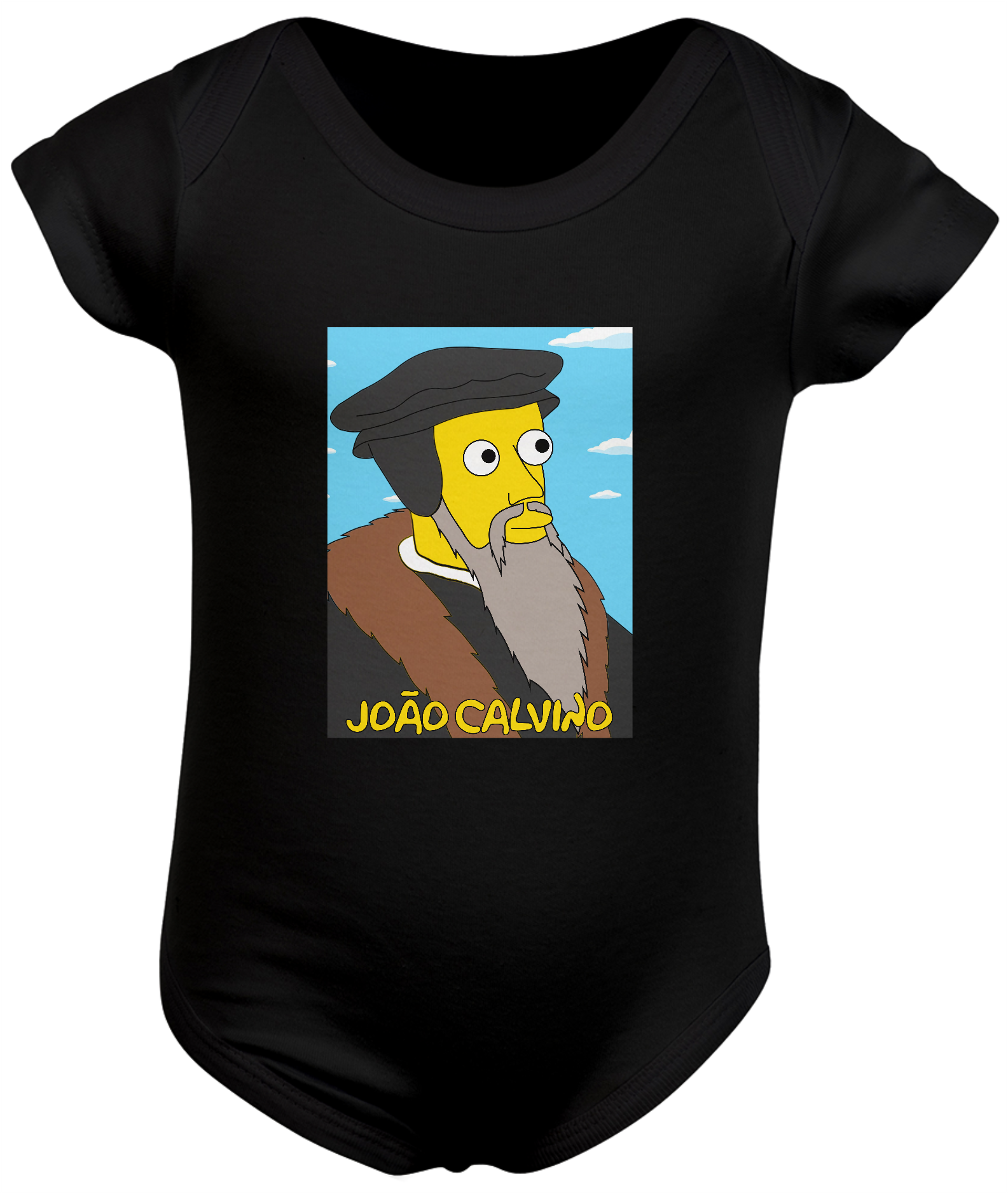 Nome do produto: Body João Calvino Simpsons