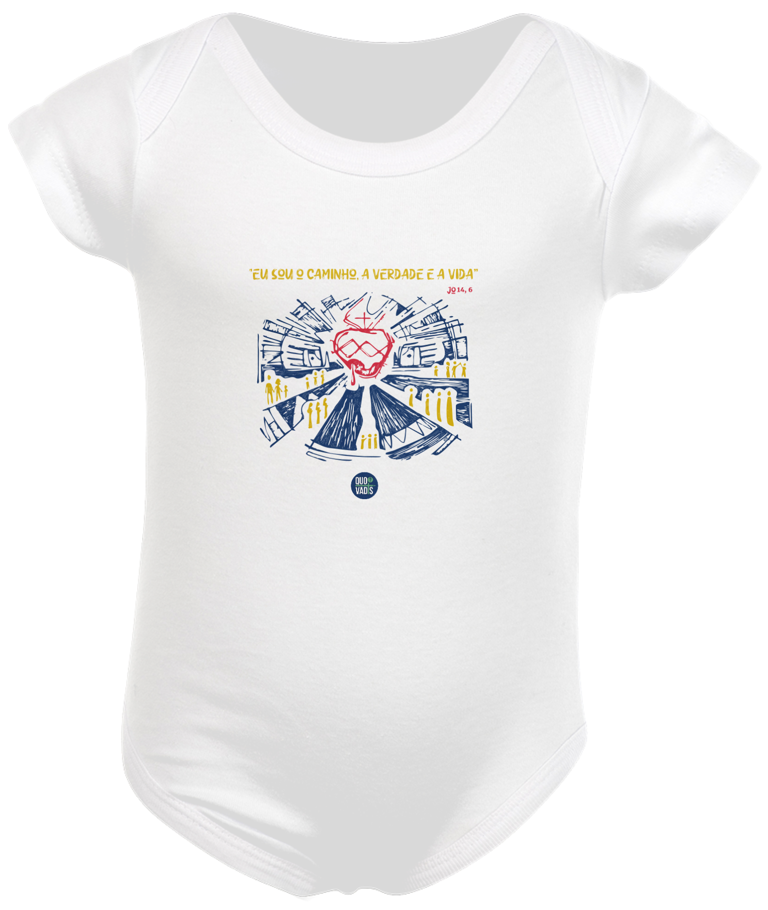 Body - Coração - Branco