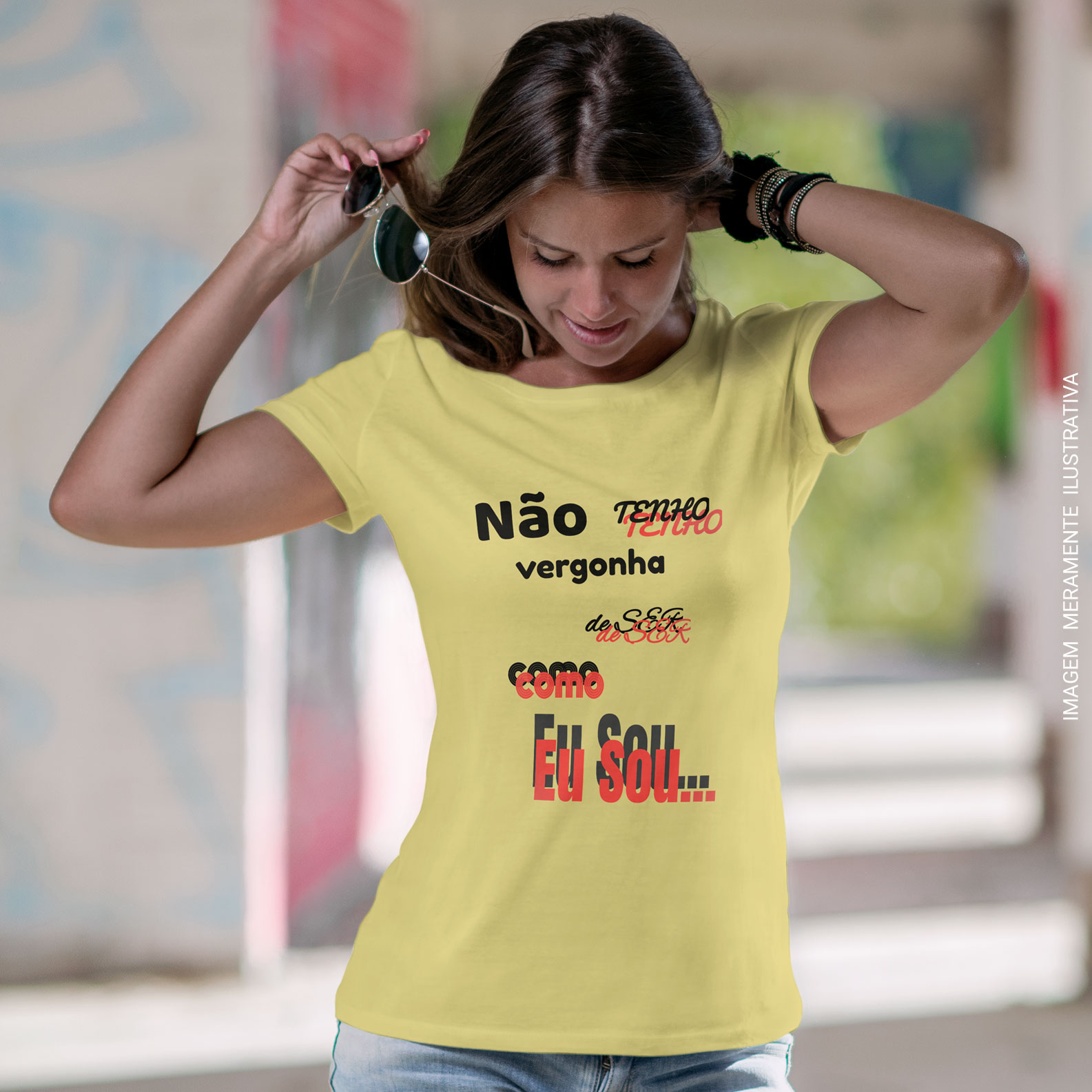 BABY LONG - ESTONADA - AFIRMAÇÃO:  Não TENHO vergonha DE SER  COMO Eu Sou.