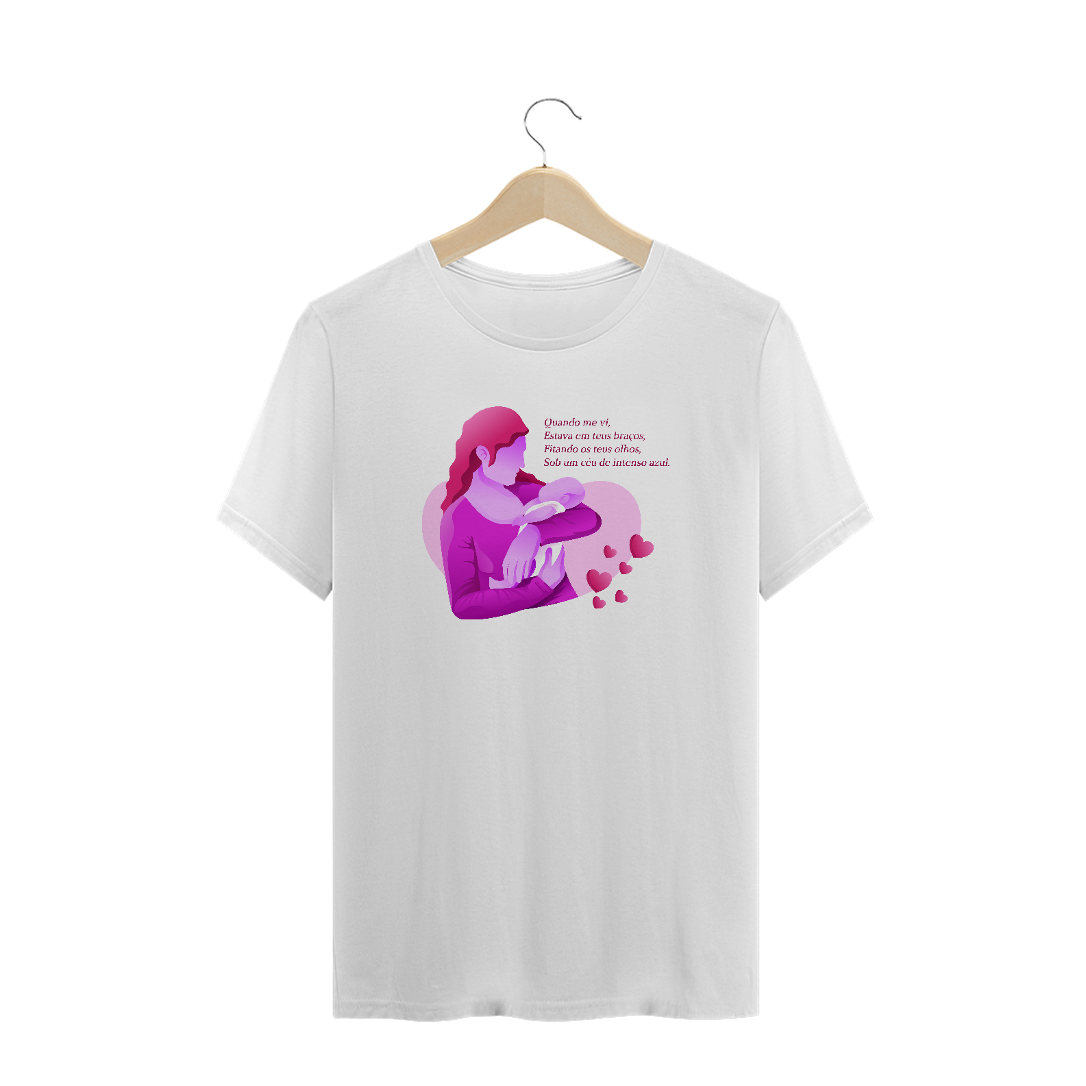 T-SHIRT - PRIME - EU, BEBÊ - Quando me vi, Estava em teus braços...