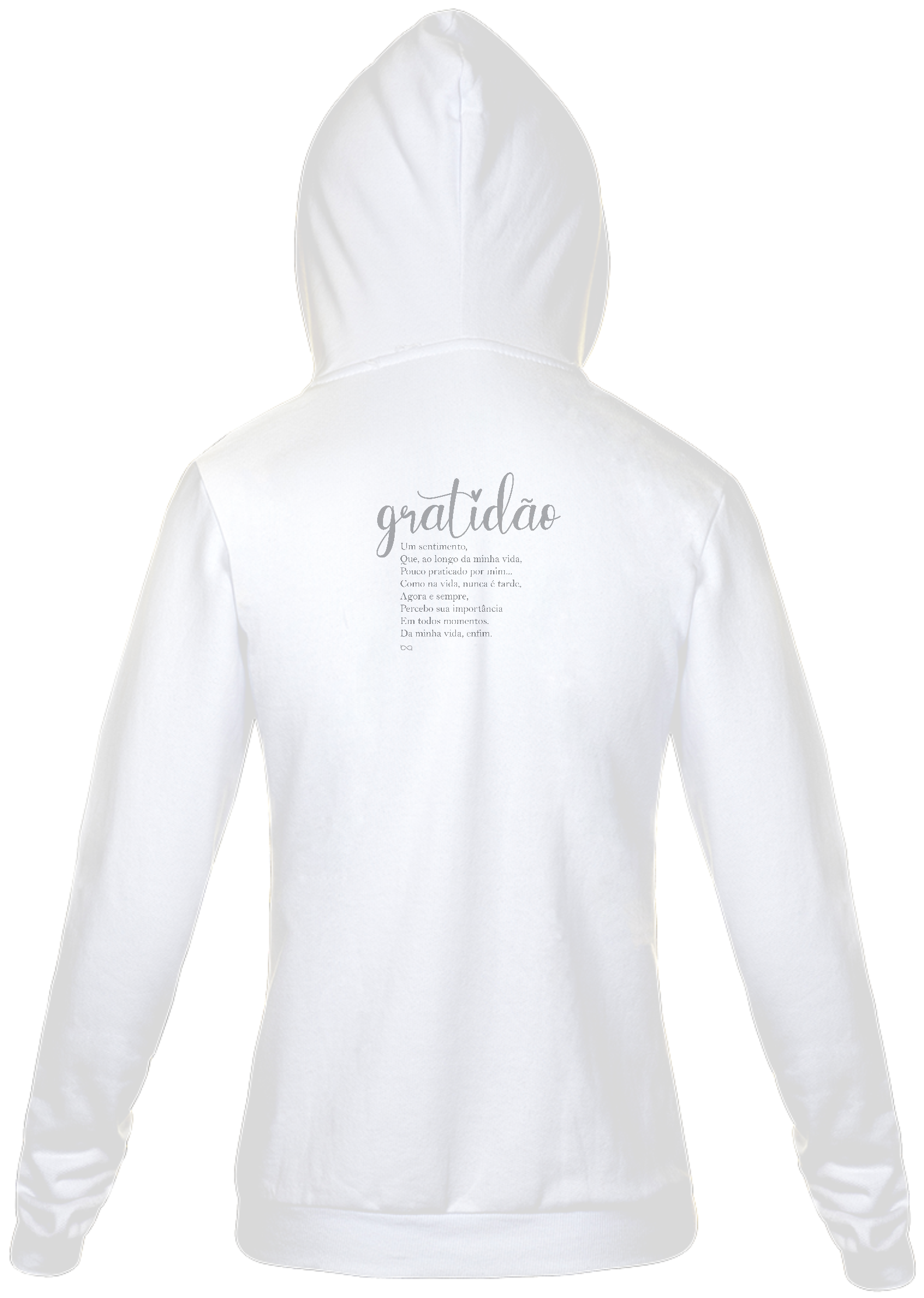 MOLETOM - GRATIDÃO - Um sentimento, que, ao longo da minha vida, Pouco praticado por mim..