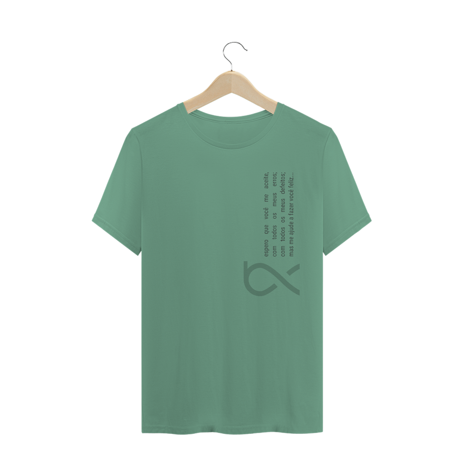 T-SHIRT - ESTONADA - ACEITAÇÃO - Espero que você me aceite...