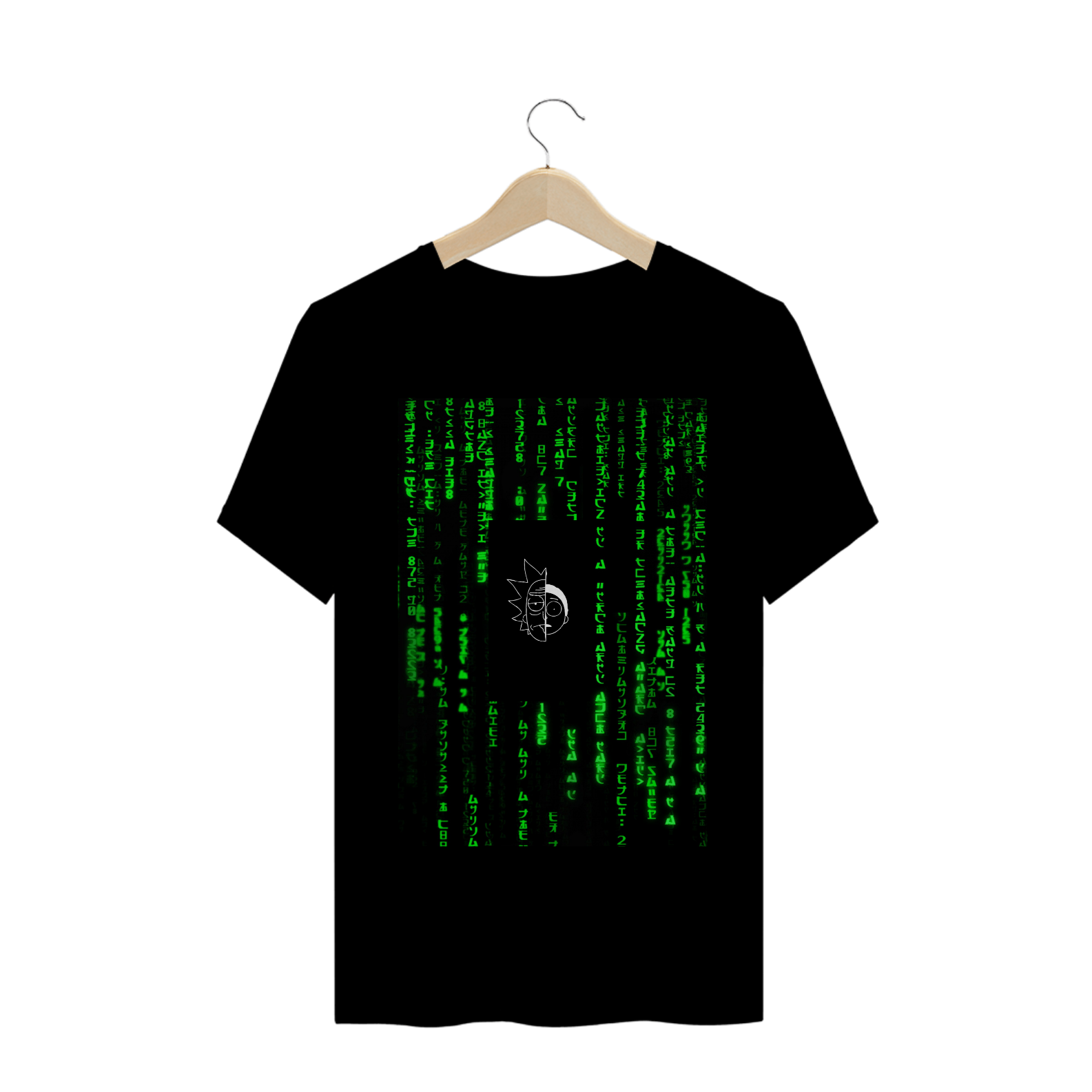 Nome do produto  camiseta hacker rick and morty