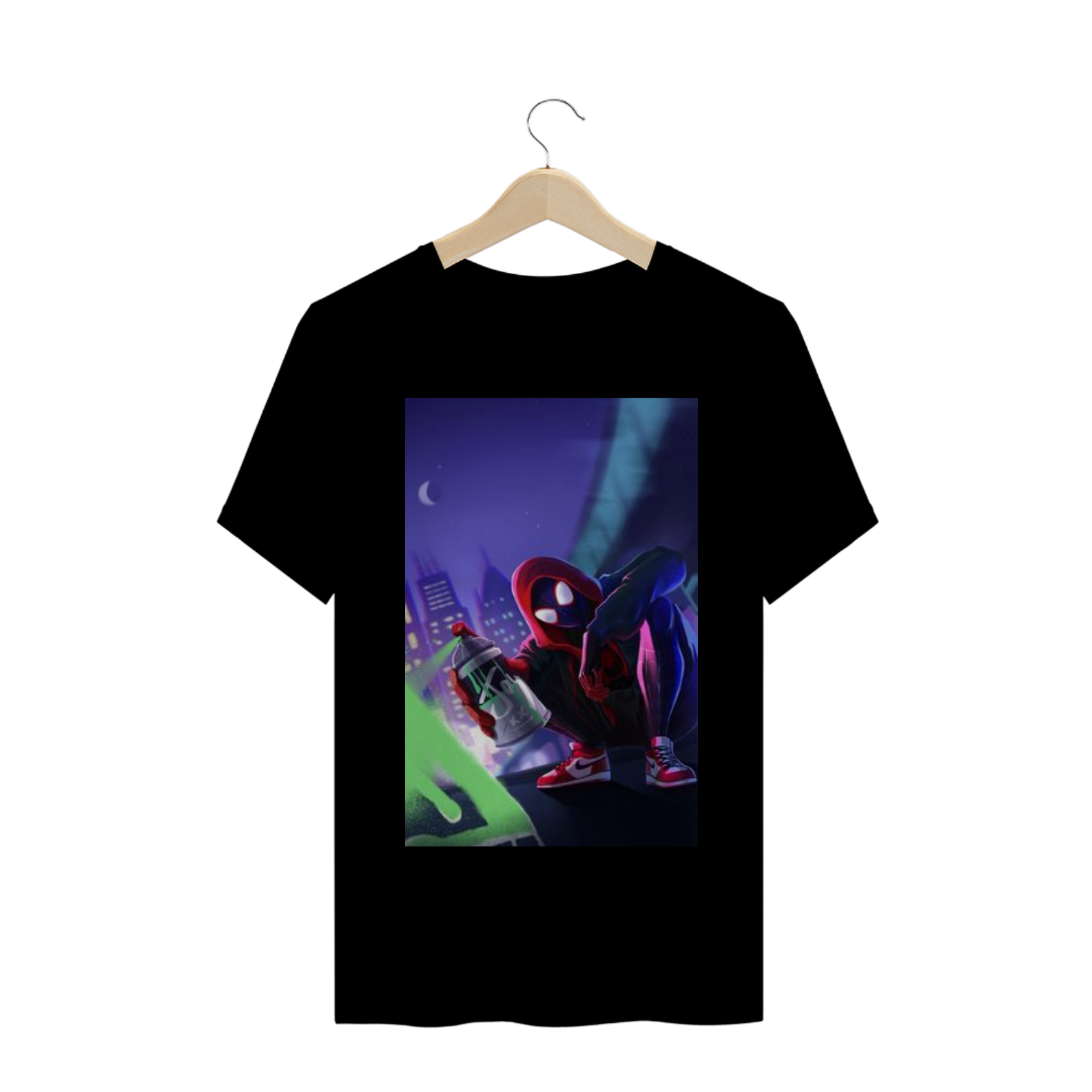 Nome do produto  camiseta miles morales