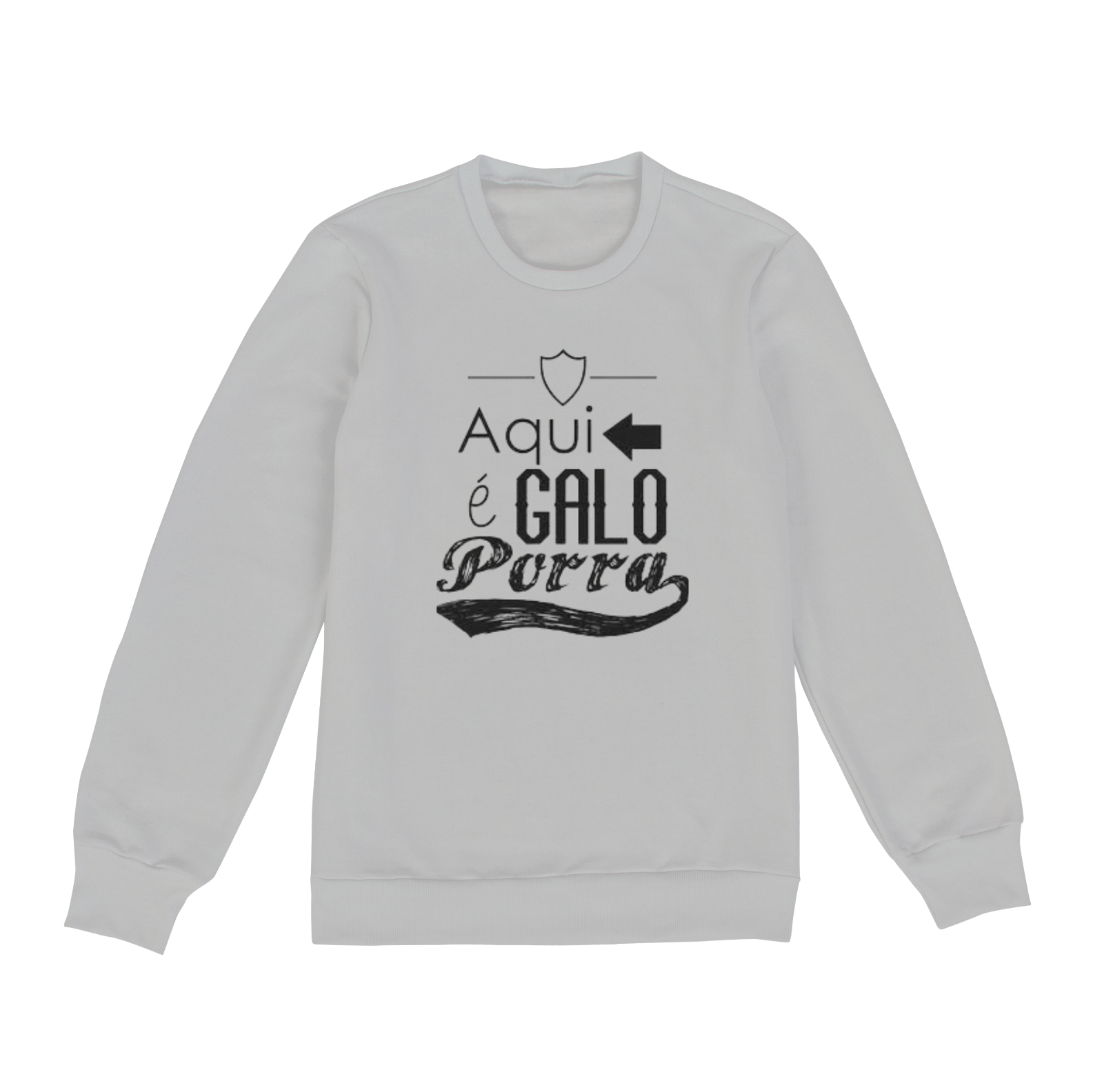 Nome do produto  Moletom Aqui é Galo