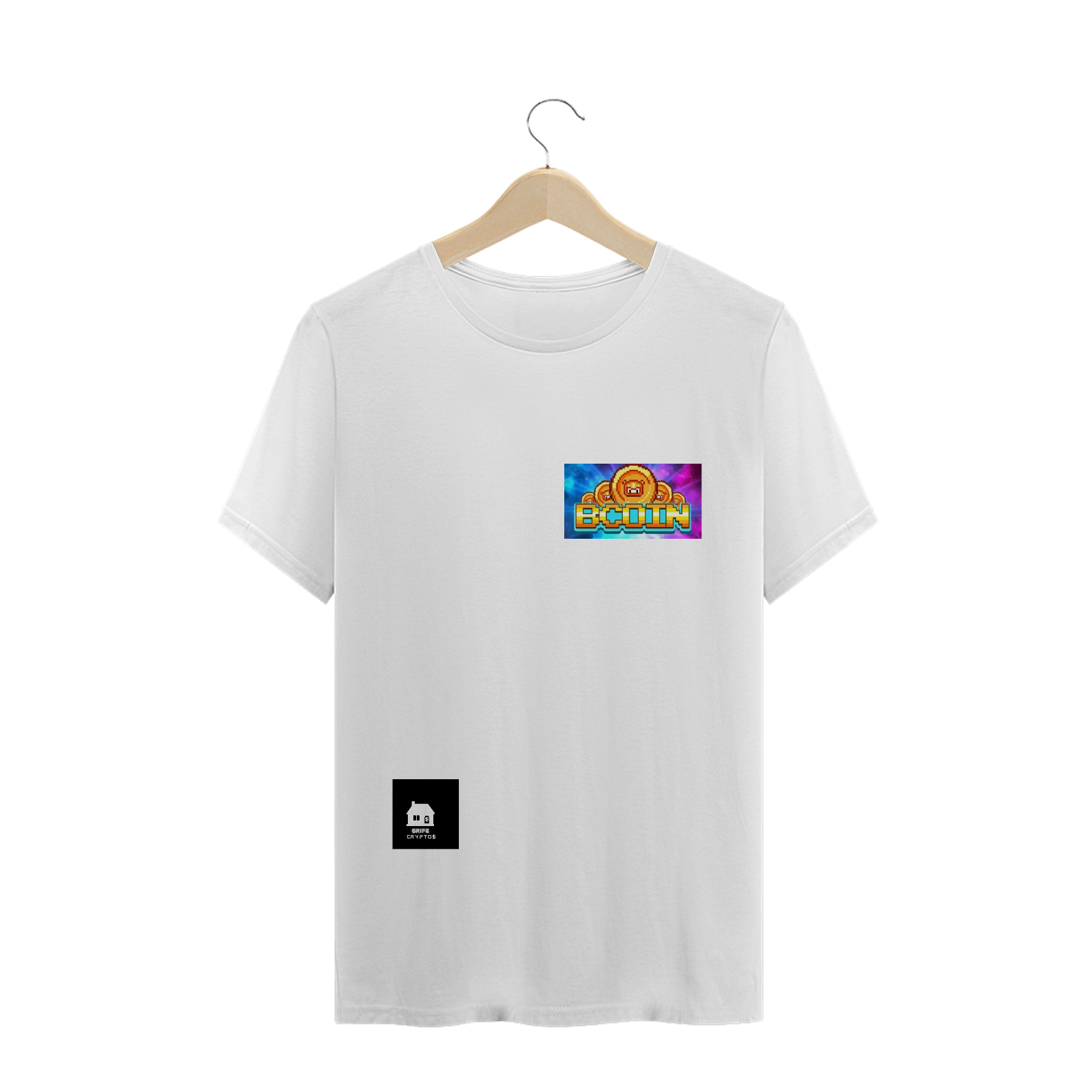 Nome do produto  Camiseta Bcoin GRIFE CRYPTOS Branca