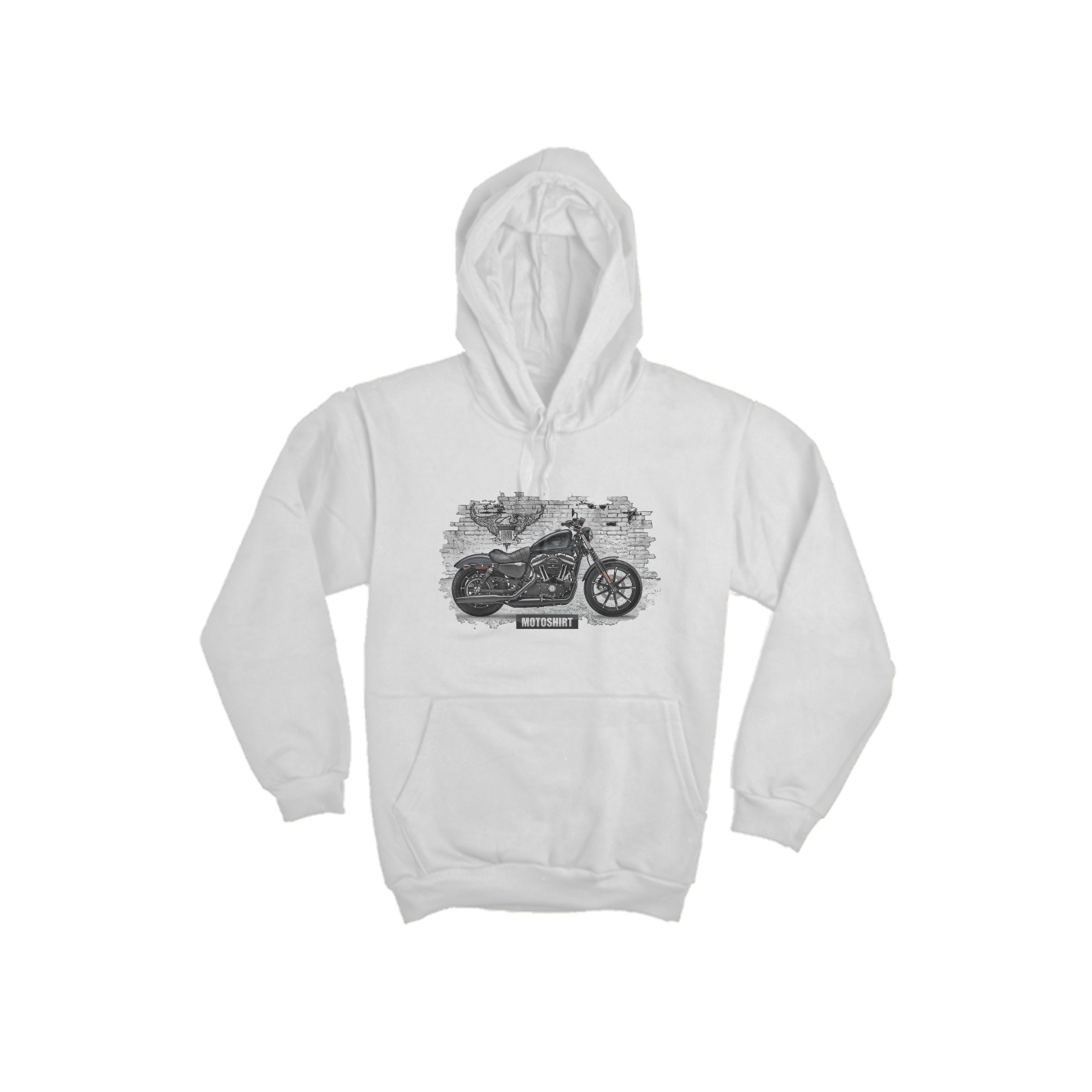 Nome do produto  Motorcycles Iron 883 Moletom Canguru