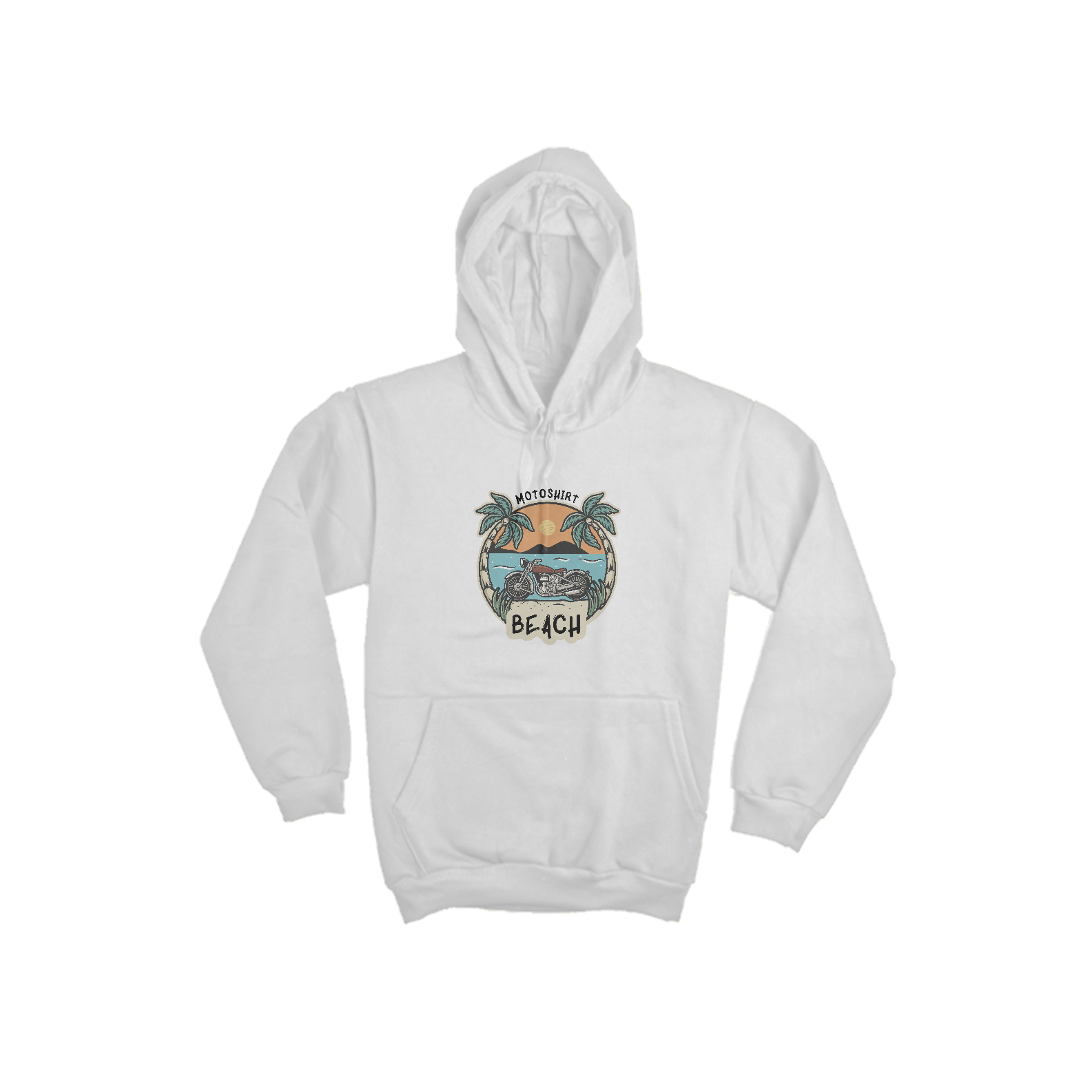 Nome do produto  Motoshirt Beach Moletom Canguru