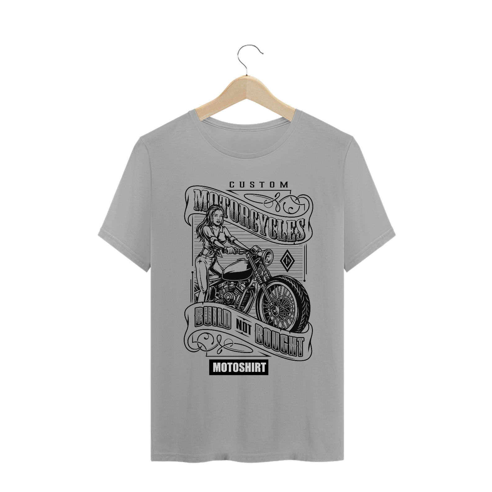 Nome do produto  Motorcycles Girl Classic Black