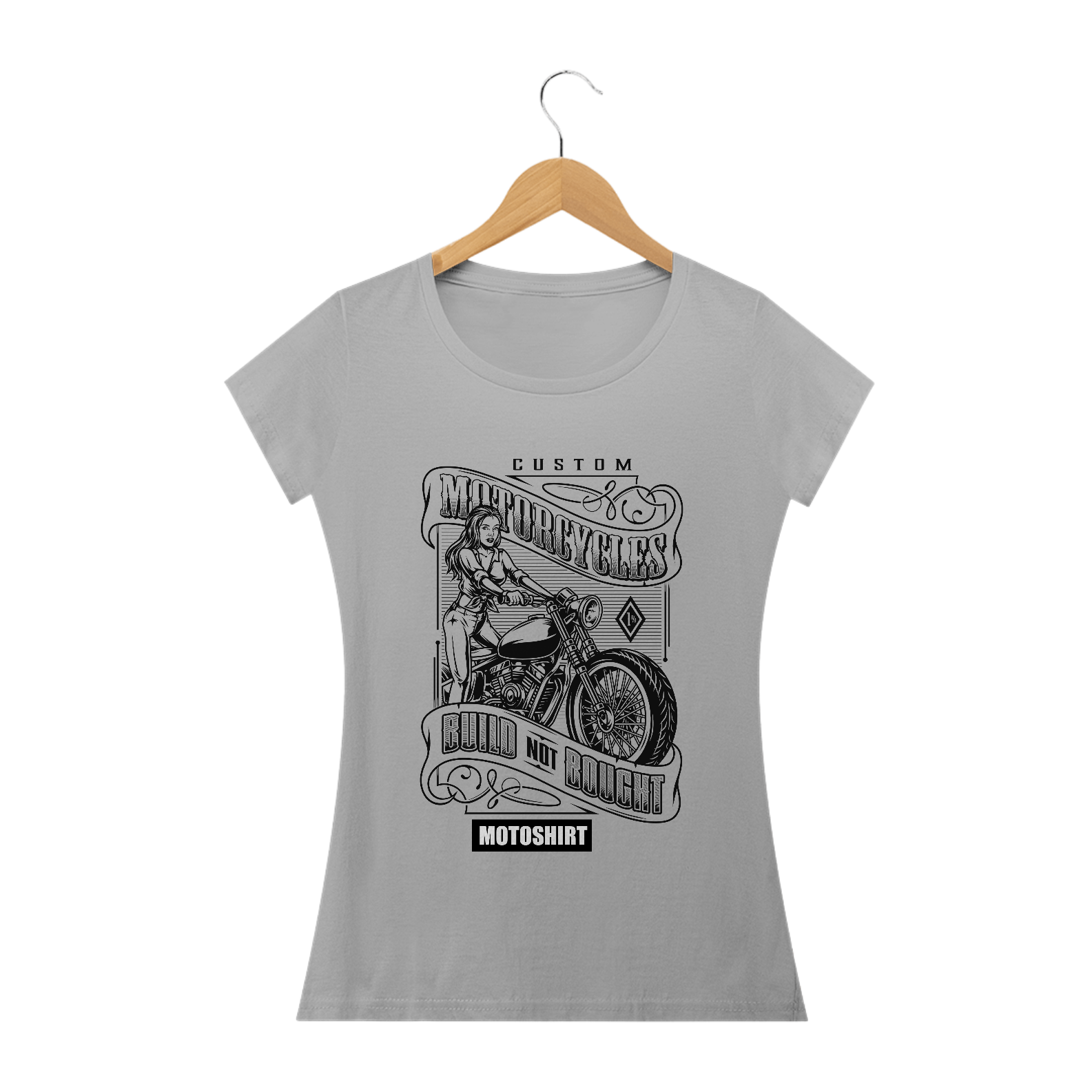Nome do produto  Motorcycles Girl Classic Black Baby Long