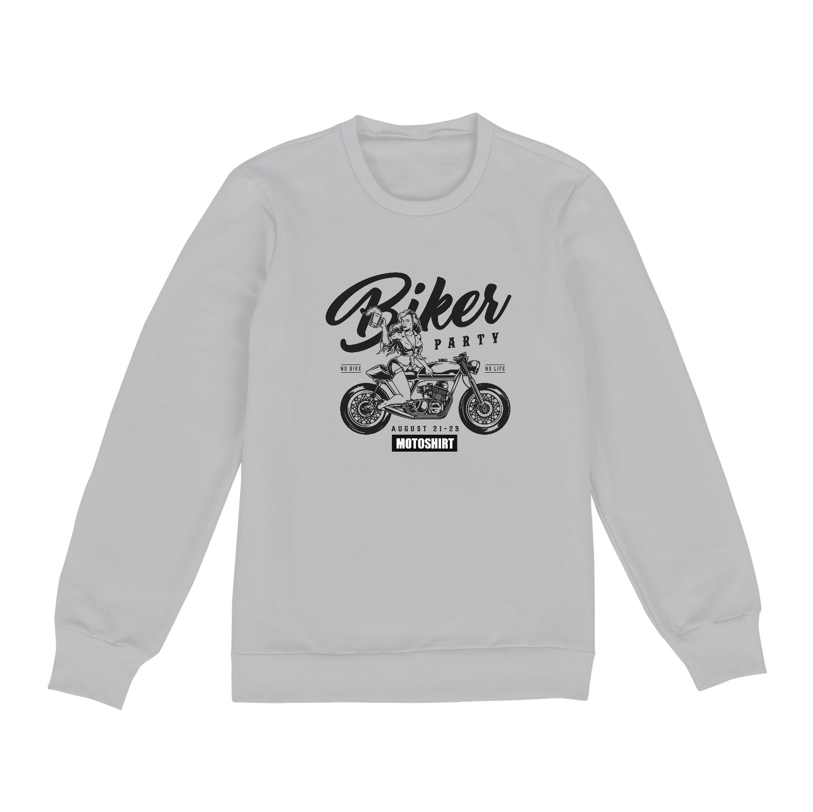 Nome do produto  Biker Party Black Moletom