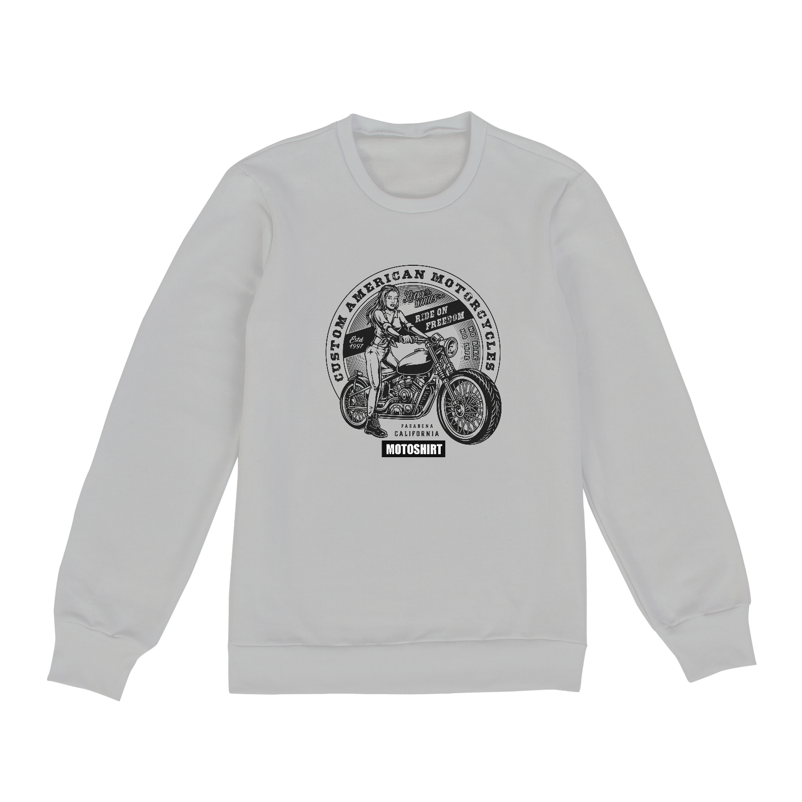 Nome do produto  Ride on Freedom Black Moletom