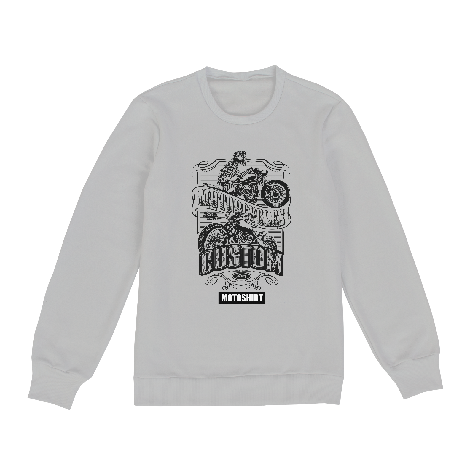 Nome do produto  Racer Custom Black Moletom