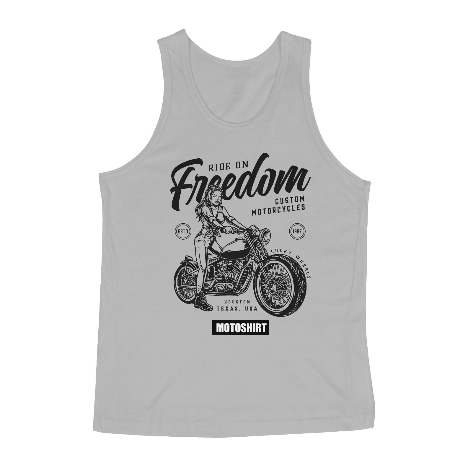 Nome do produto  Ride on Freedom Black Regata