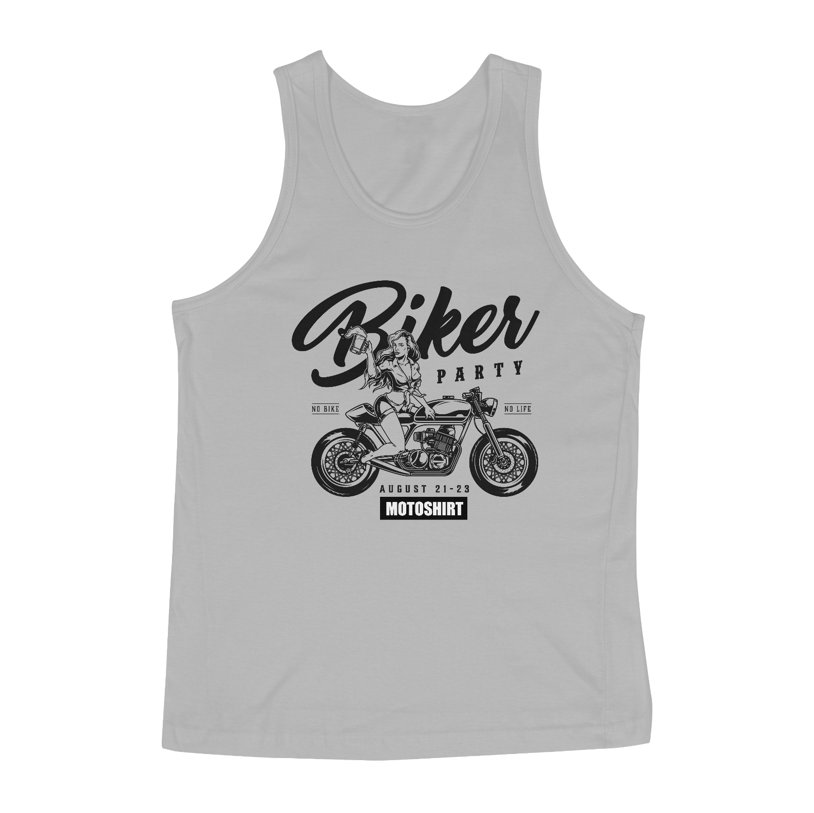 Nome do produto  Biker Party Black Regata