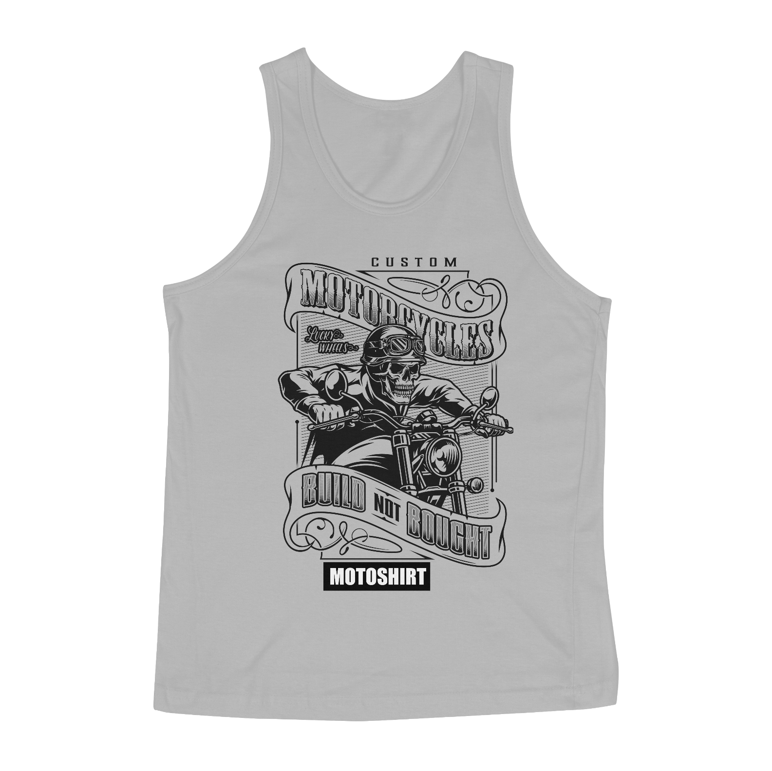 Nome do produto  Build not Bought Black Regata