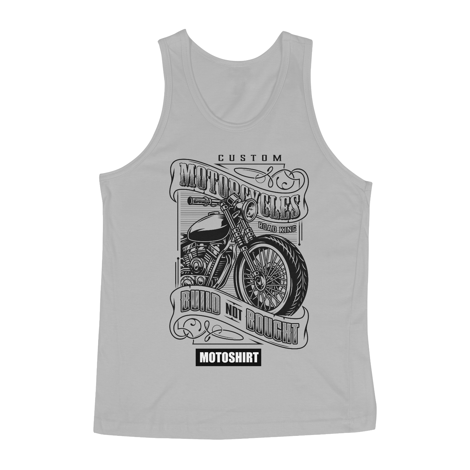 Nome do produto  Custon Motorcycles Black Regata