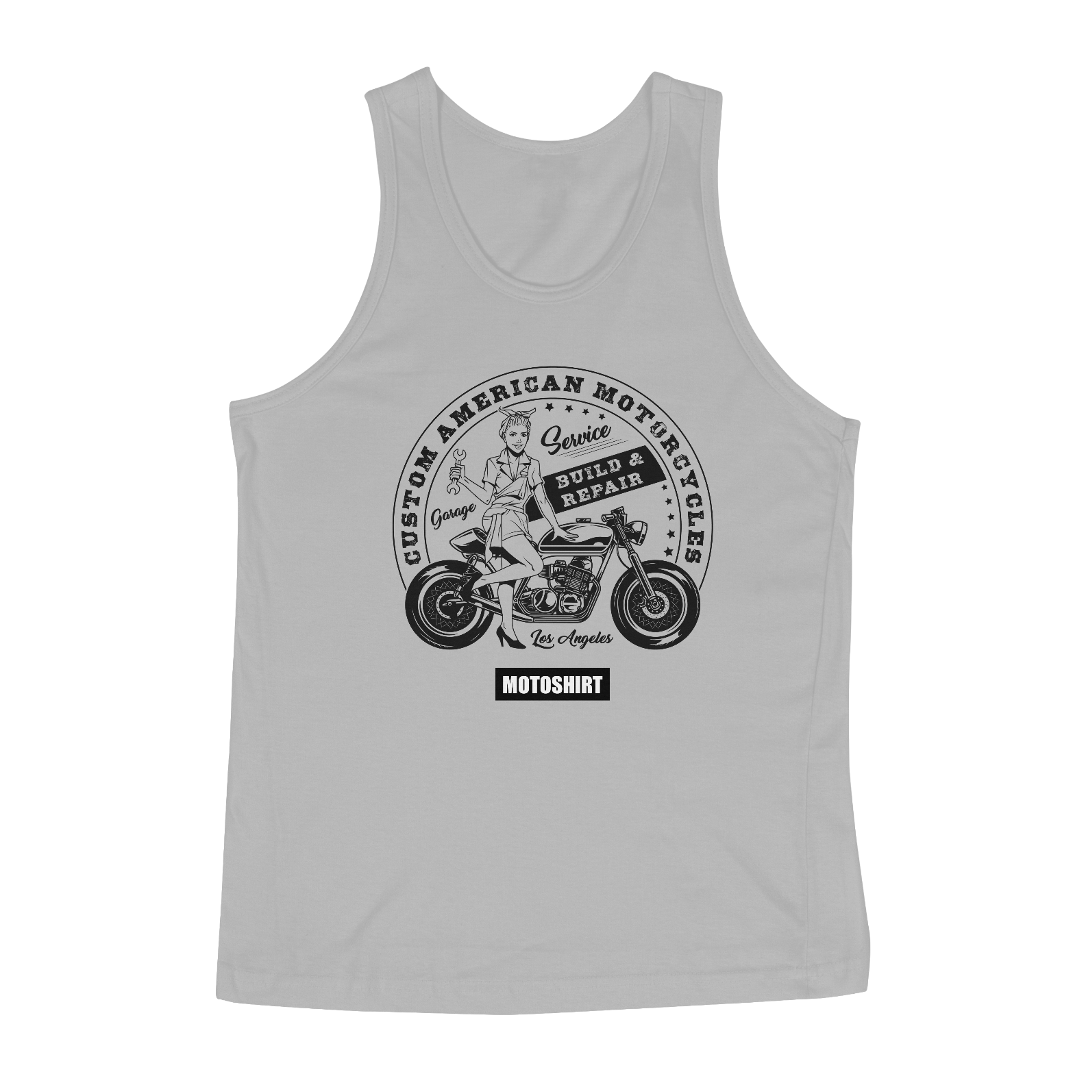 Nome do produto  Garage Service Girl Black Regata