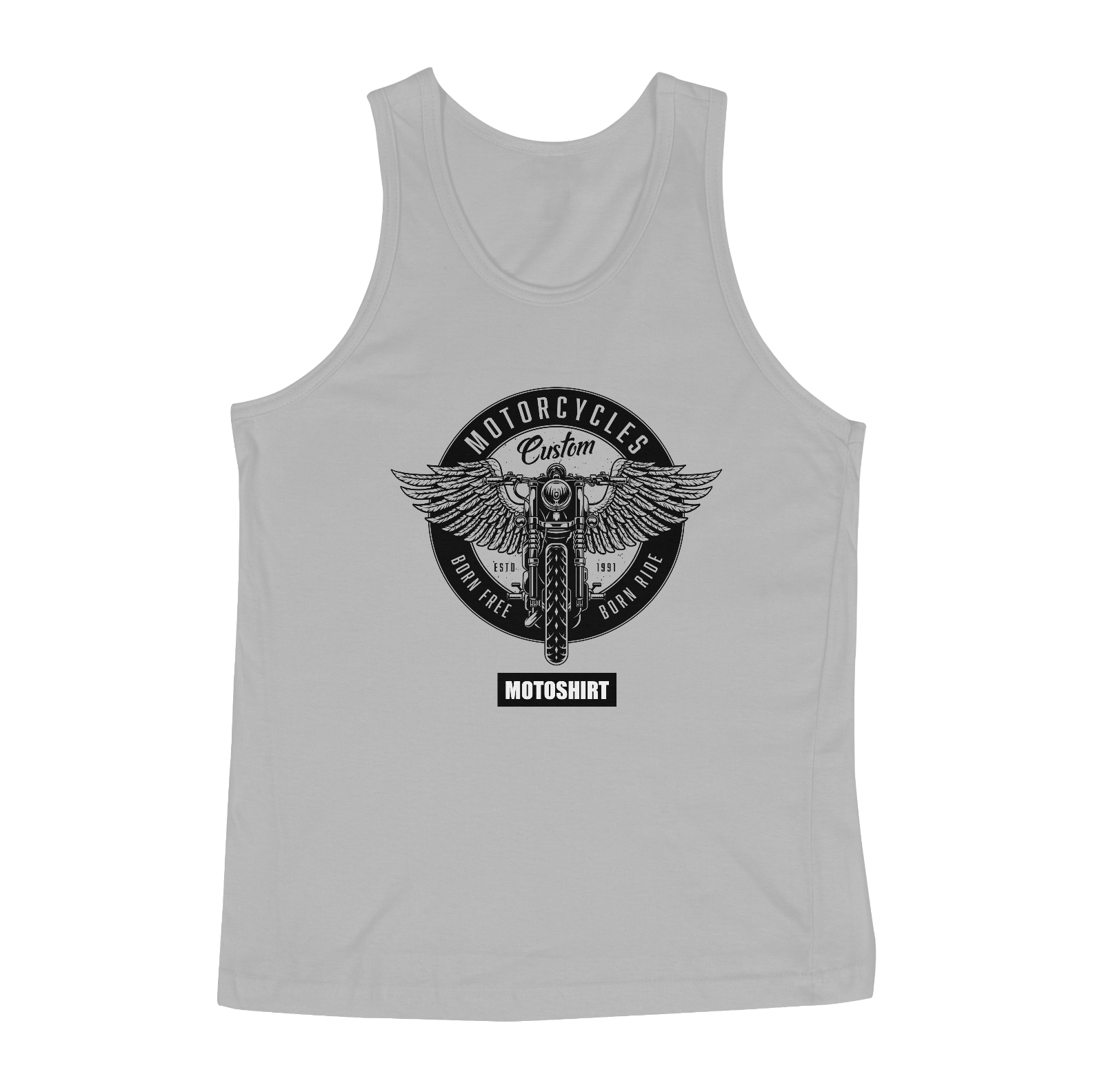 Nome do produto  Flying Motorcycles Black Regata