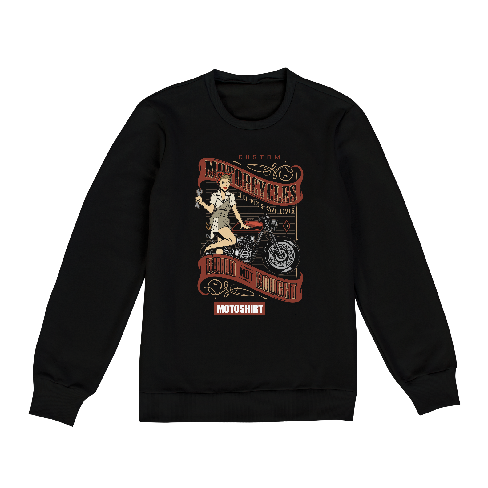 Nome do produto  moto Girl Moleton