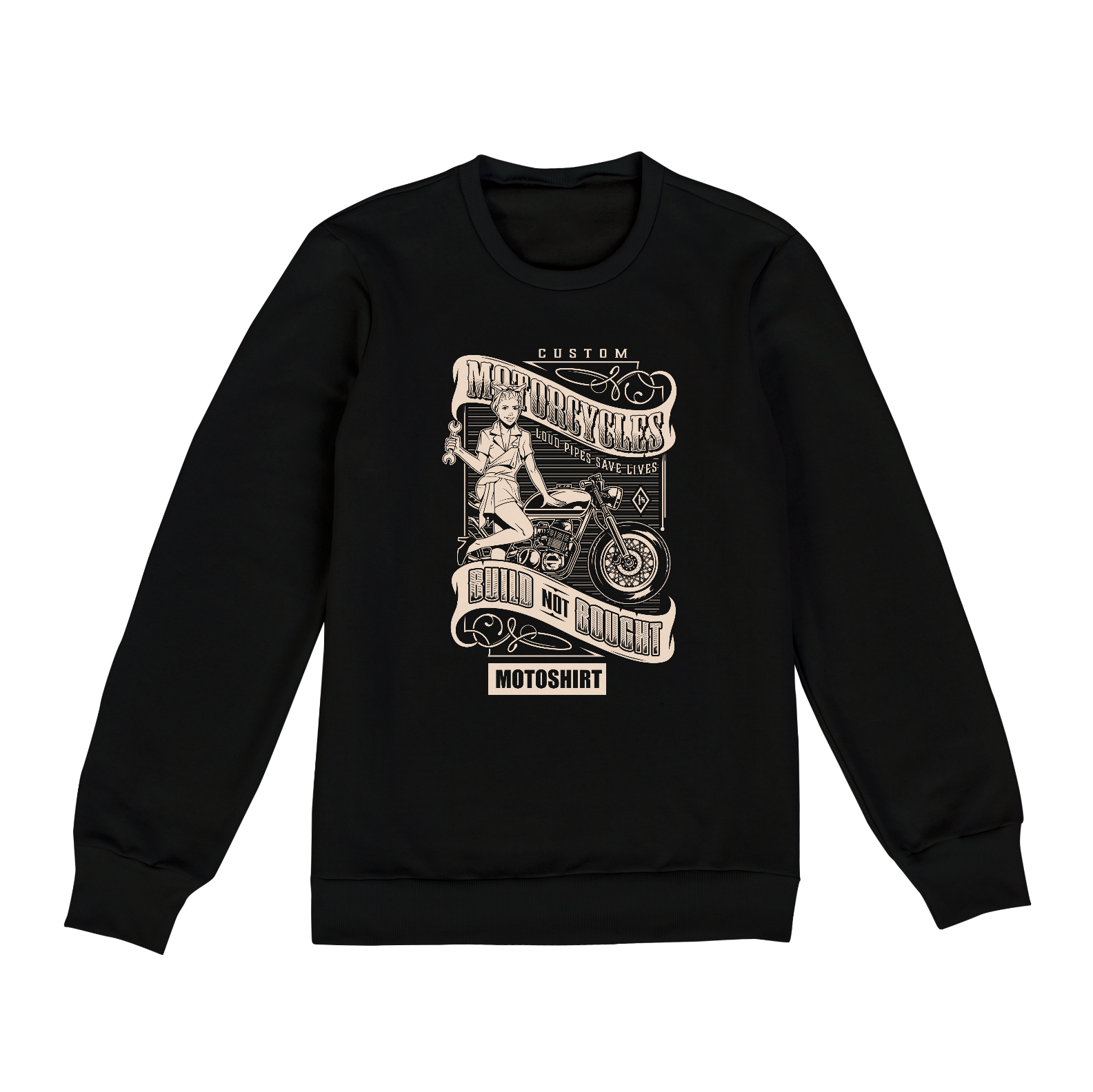 Nome do produto  Moto Girl White Moleton