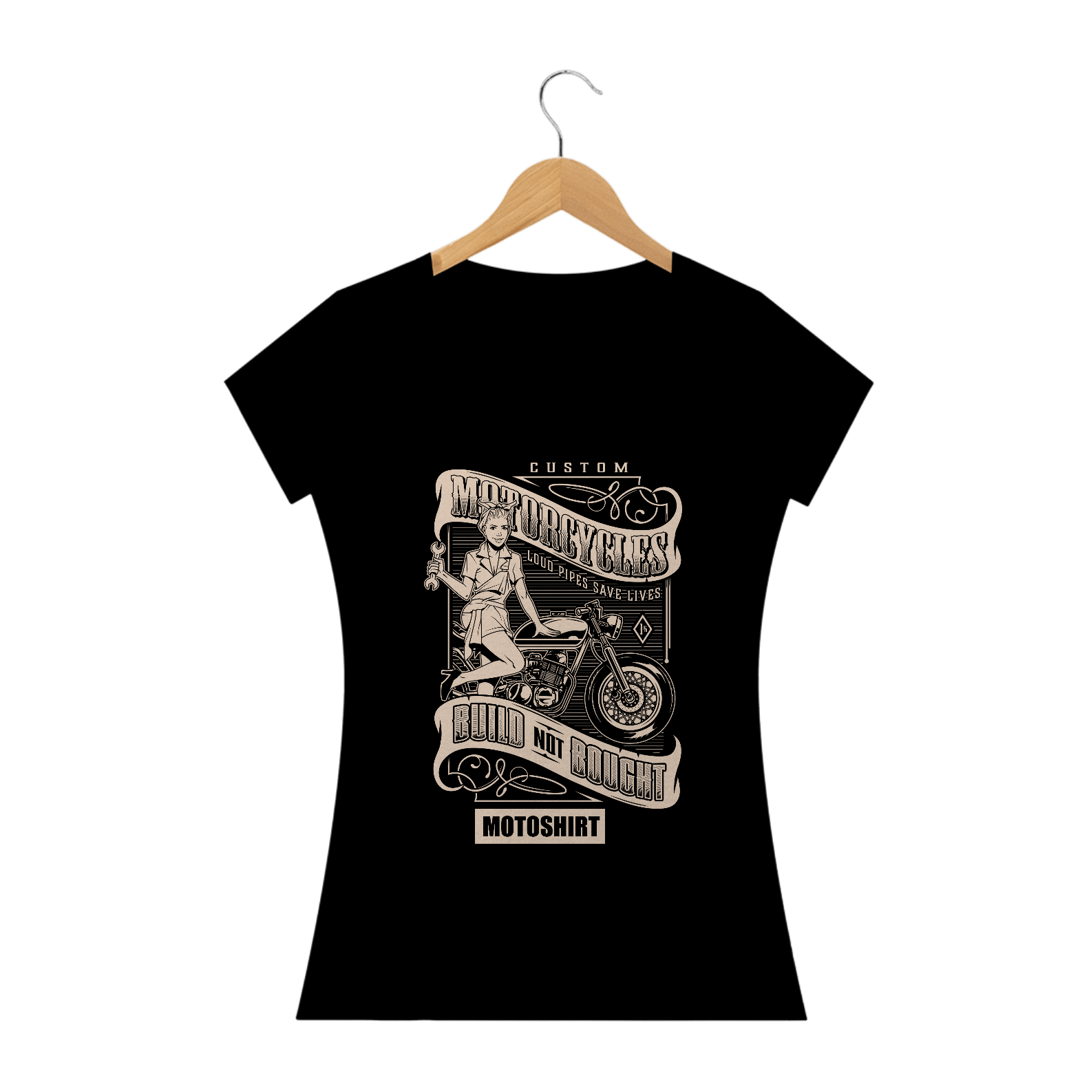 Nome do produto  Moto Girl White Baby Long