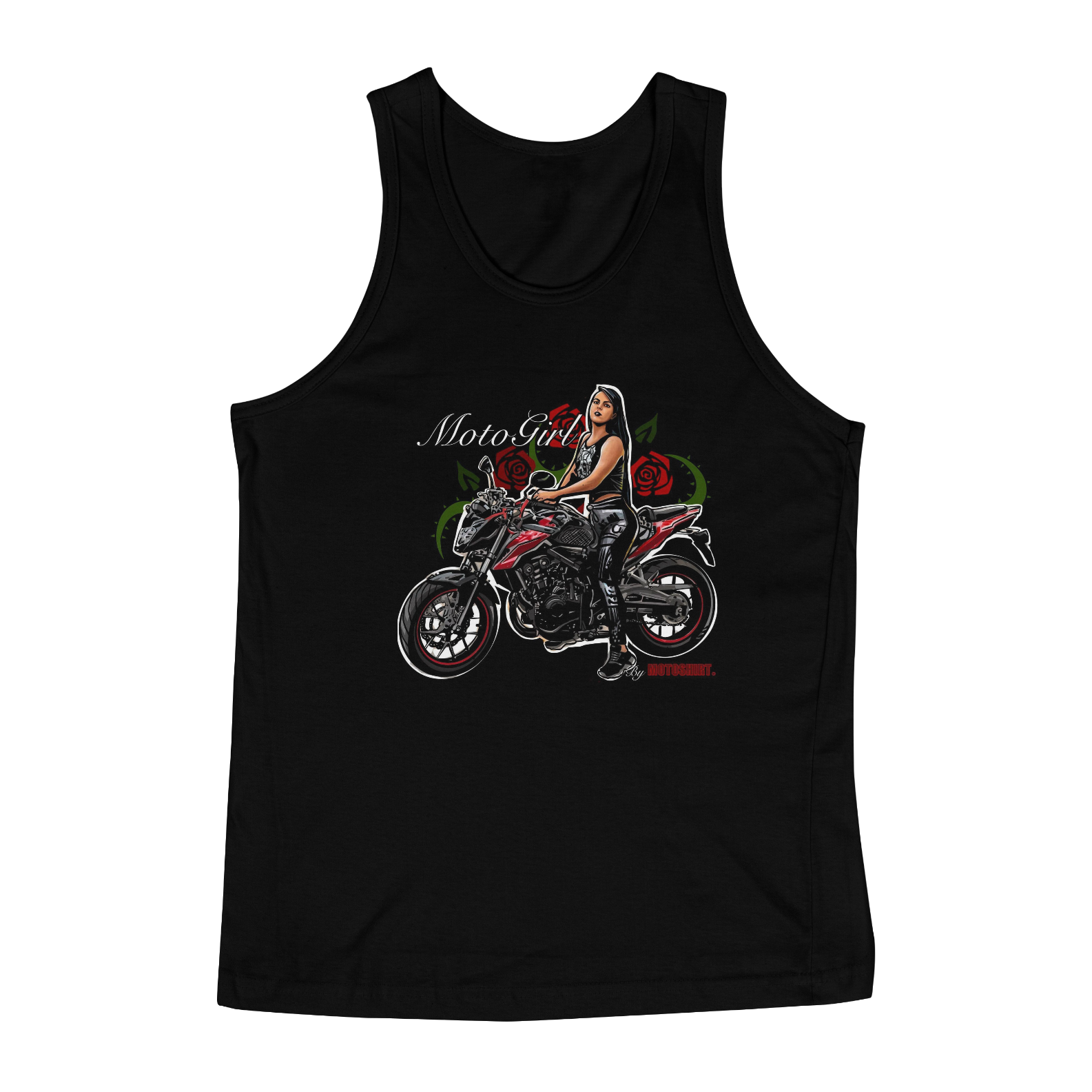 Nome do produto  Moto Girl CB500 Regata