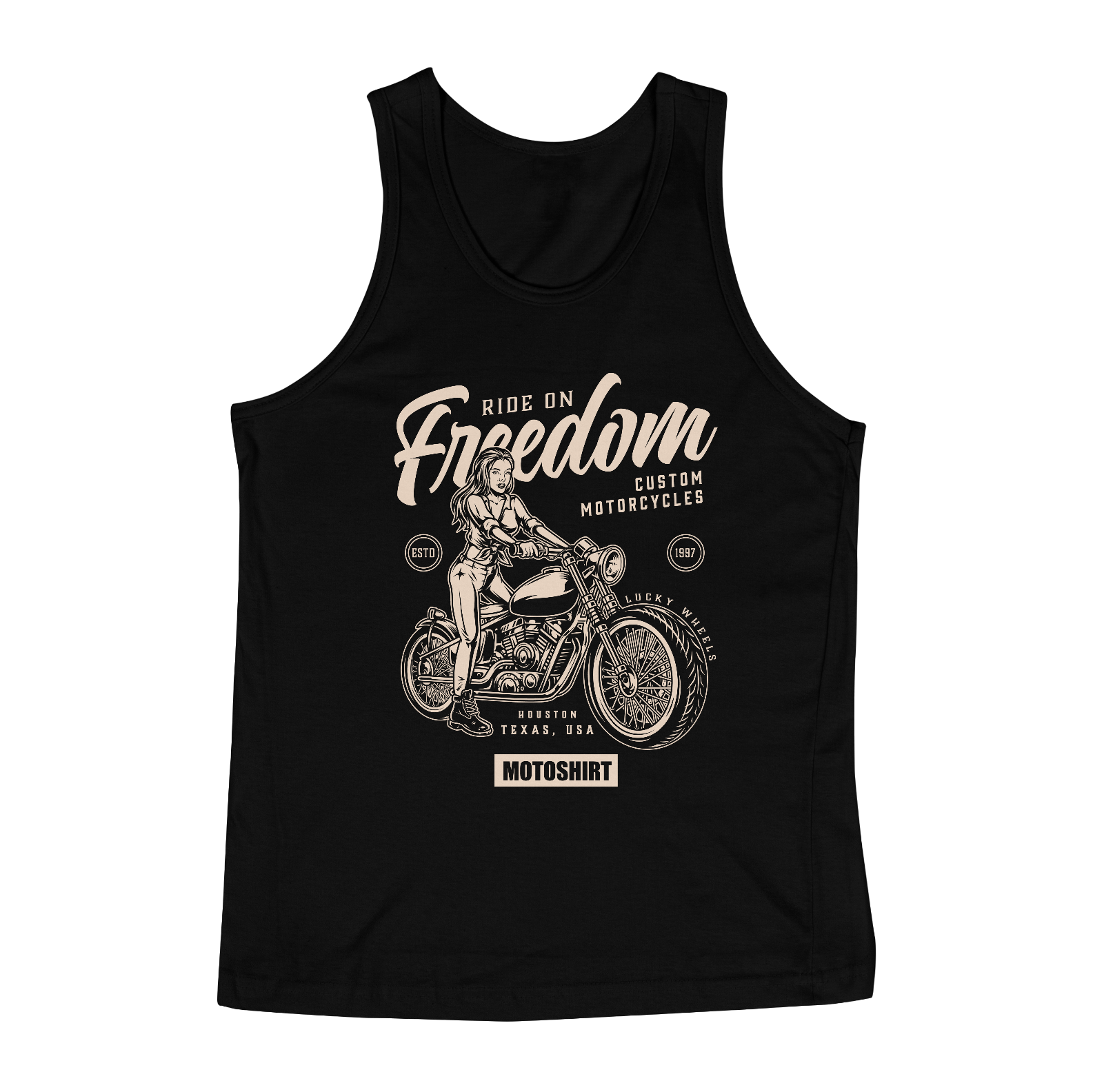 Nome do produto  Ride on Freedom White Regata
