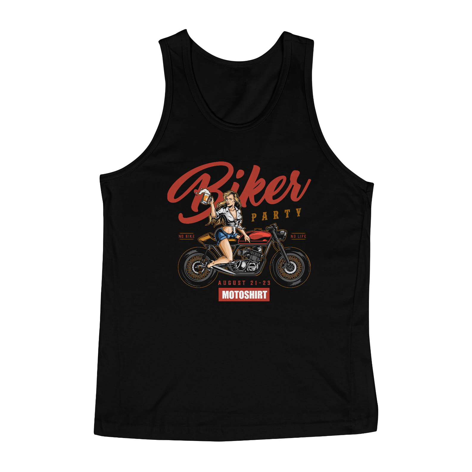 Nome do produto  Biker Party Color Regata