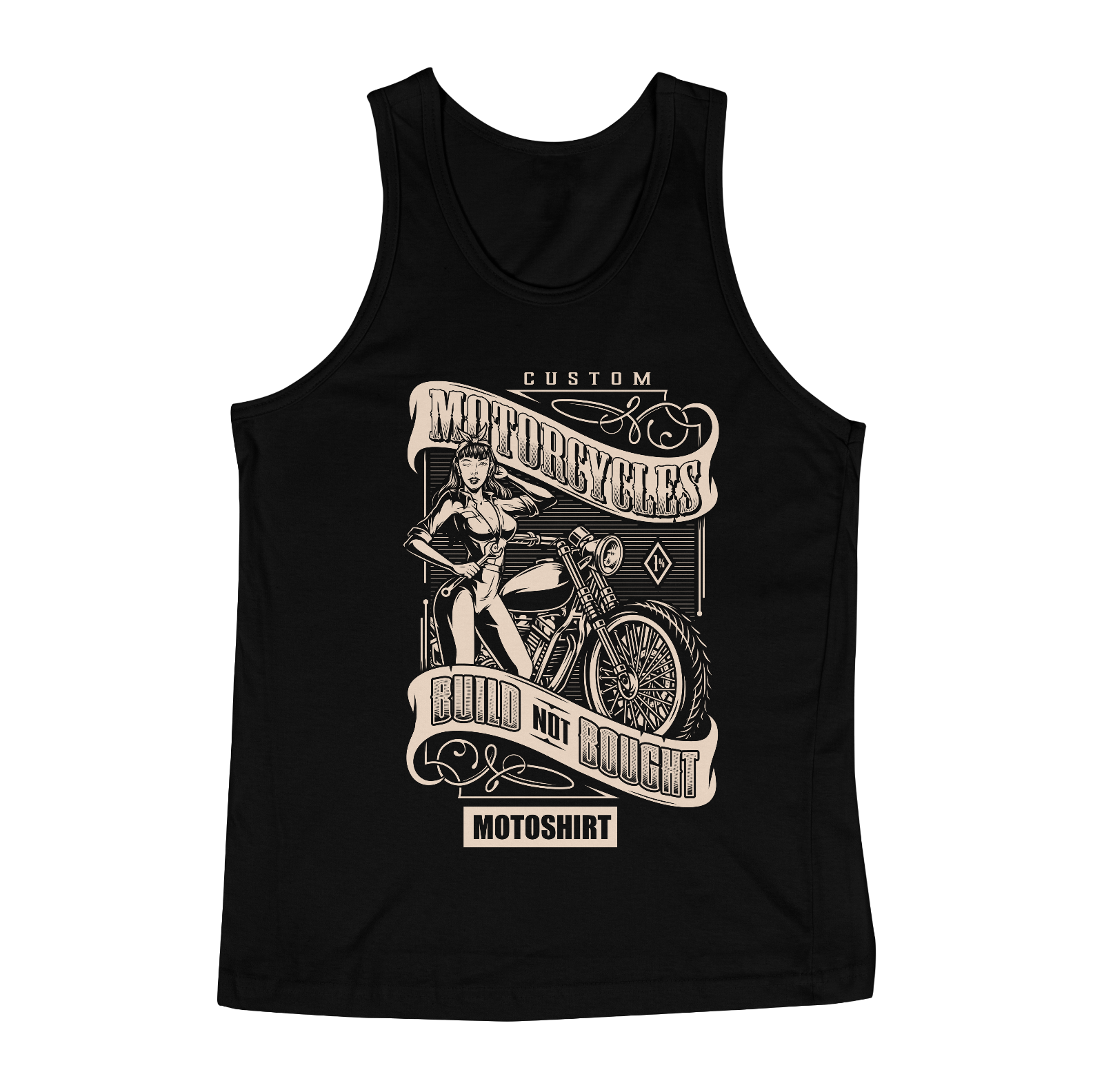 Nome do produto  Motorcycles Custom White Regata