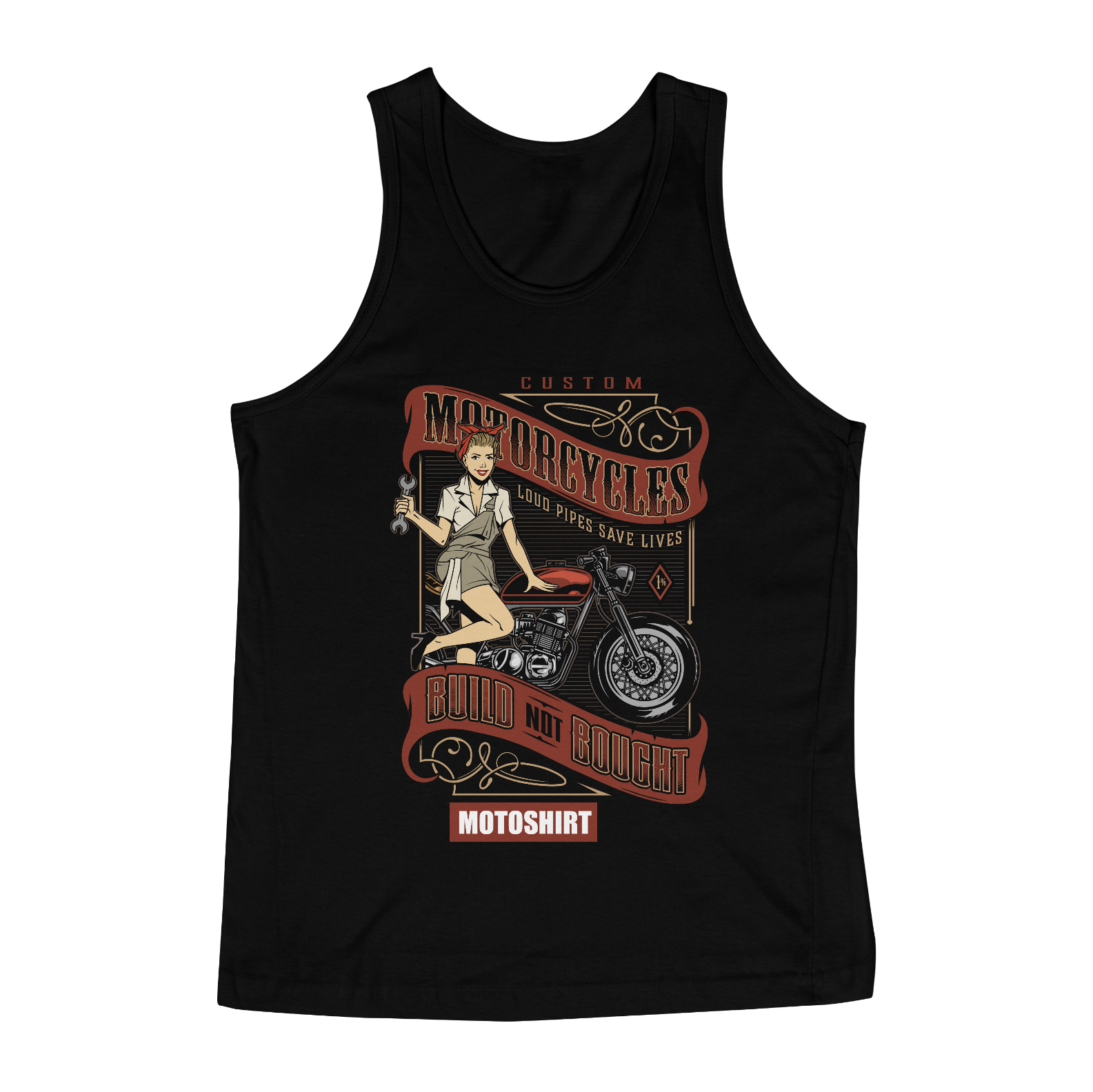 Nome do produto  Moto Girl Color Regata