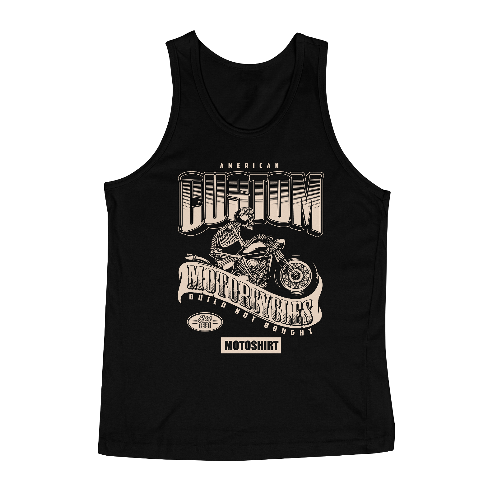 Nome do produto  American Custom White Regata