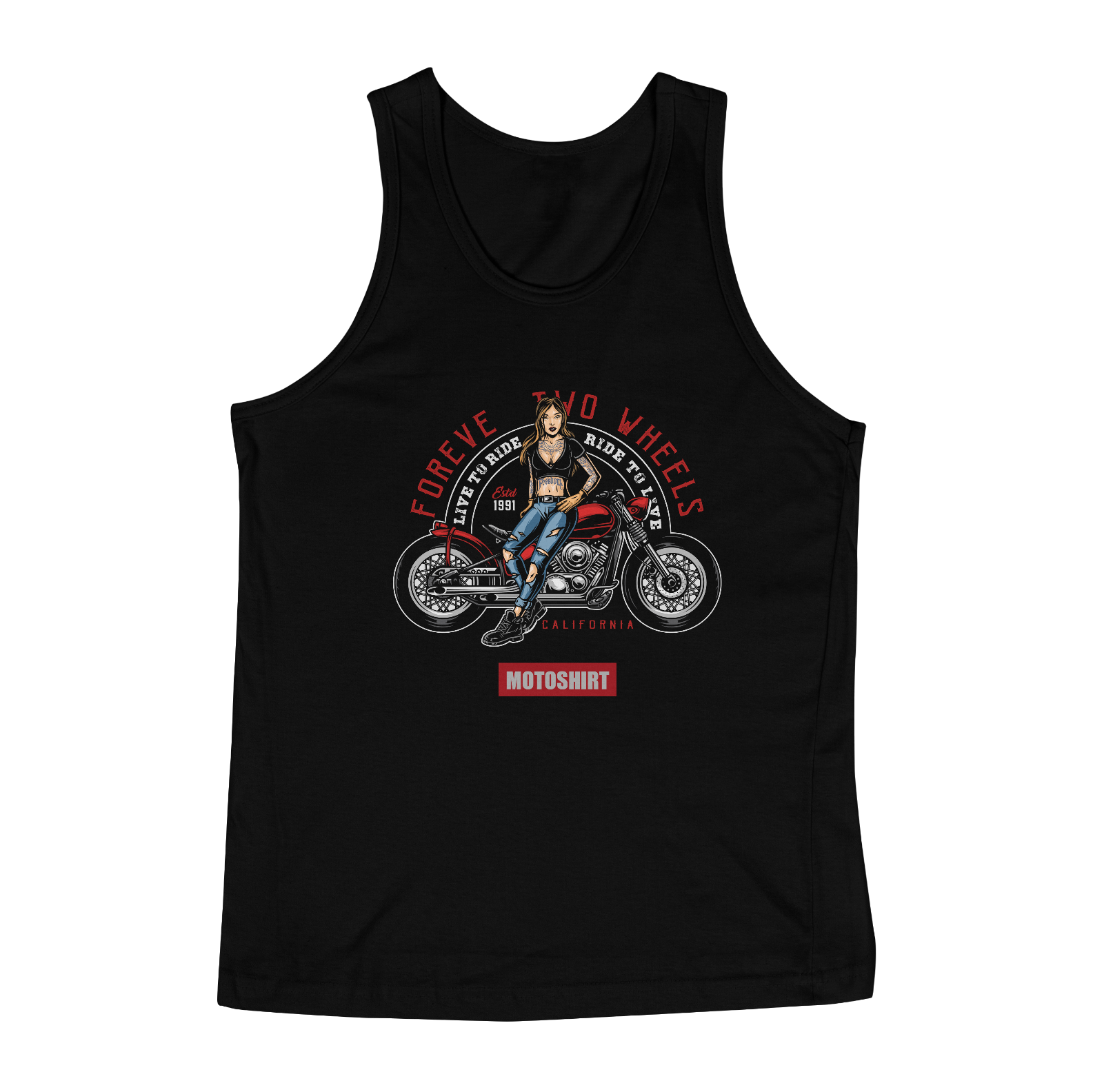 Nome do produto  Forever Two Wheels Color Regata