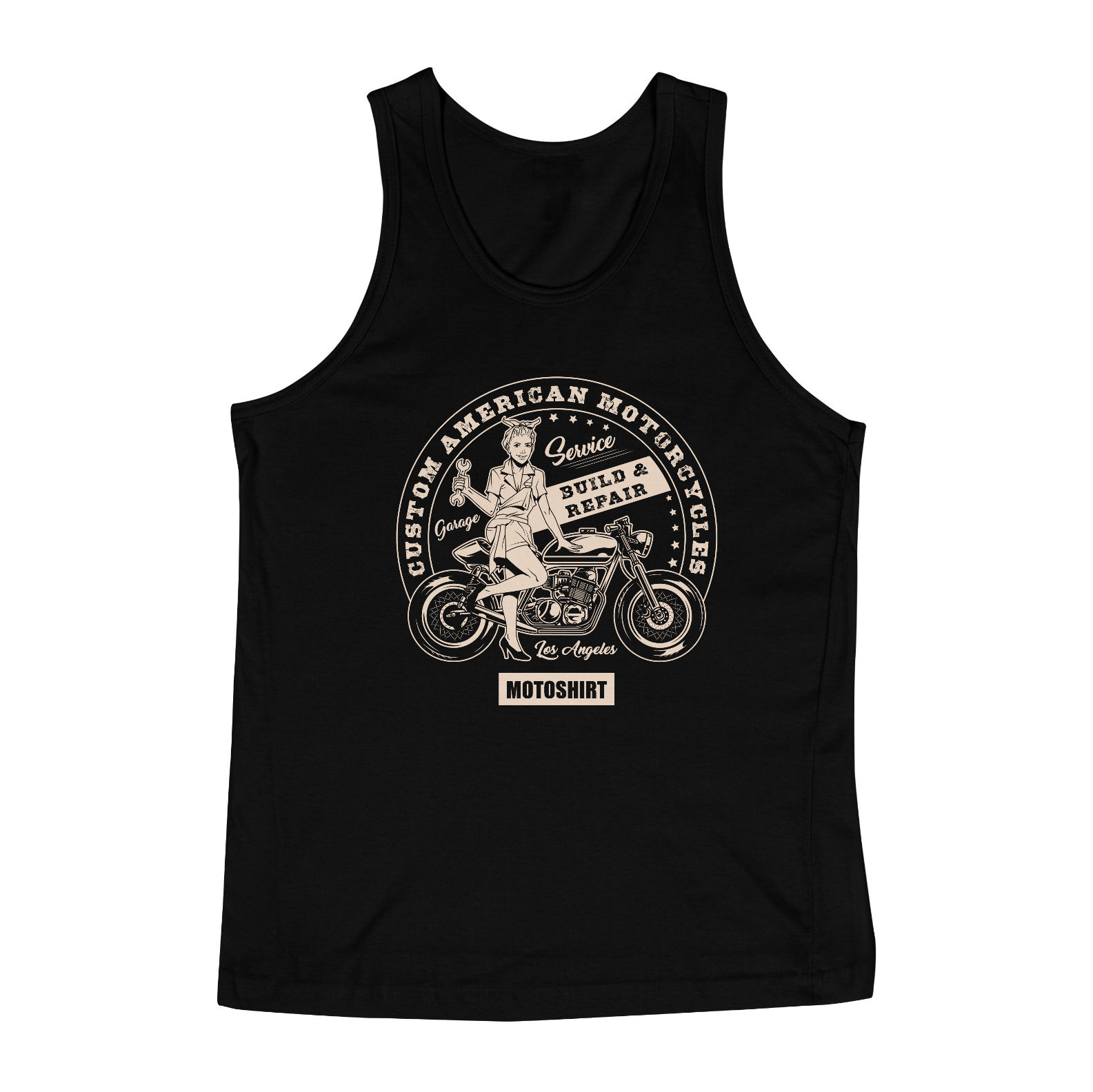 Nome do produto  Garage Service Girl White Regata