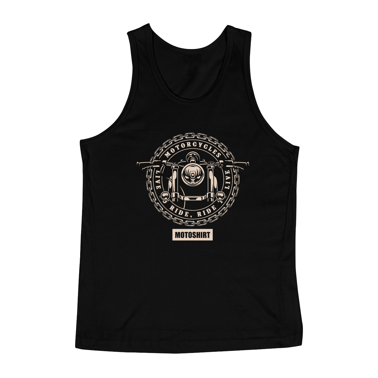 Nome do produto  Live to Ride Motorcycle White Regata