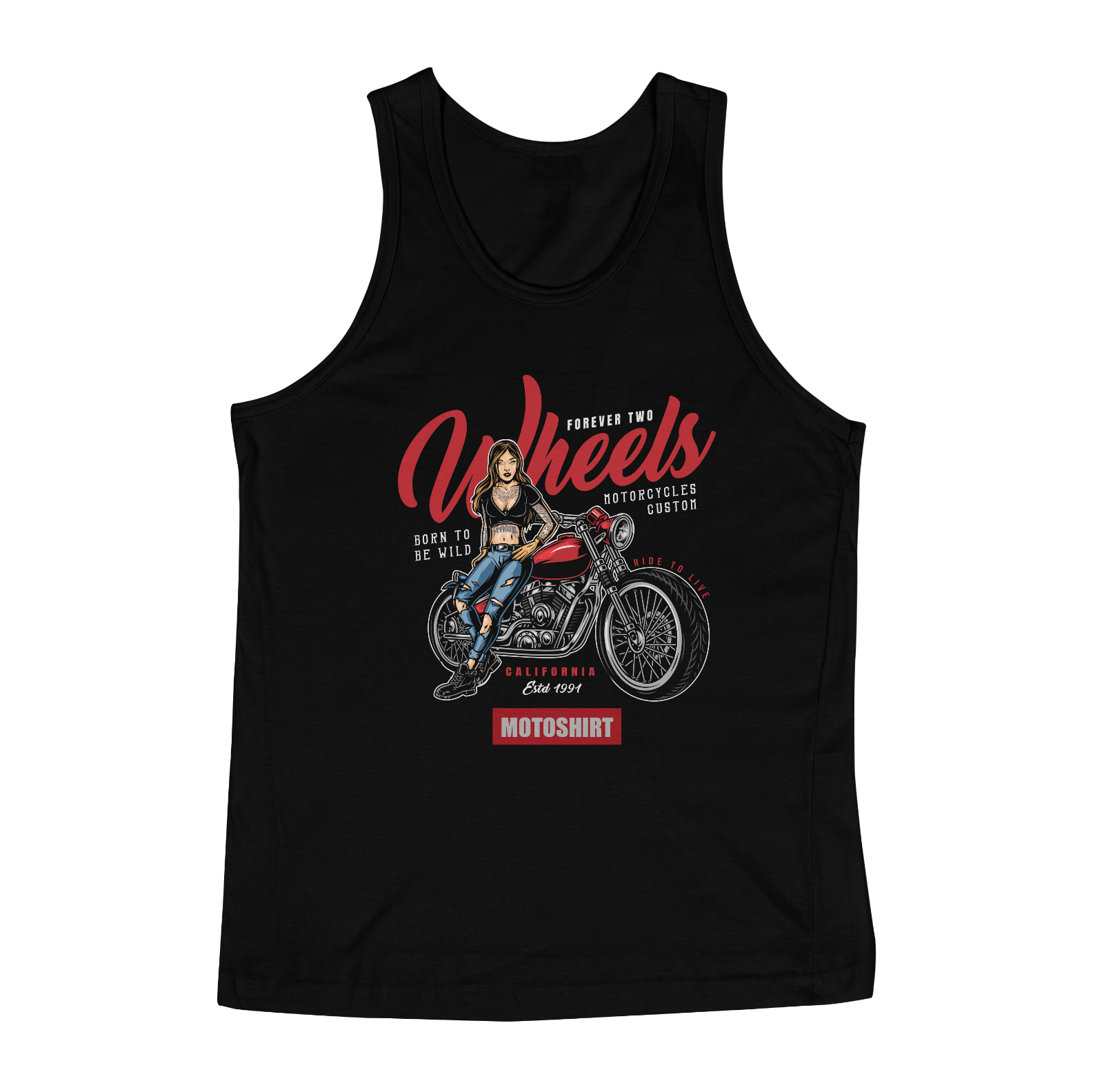 Nome do produto  Forever two Wheels Color Regata