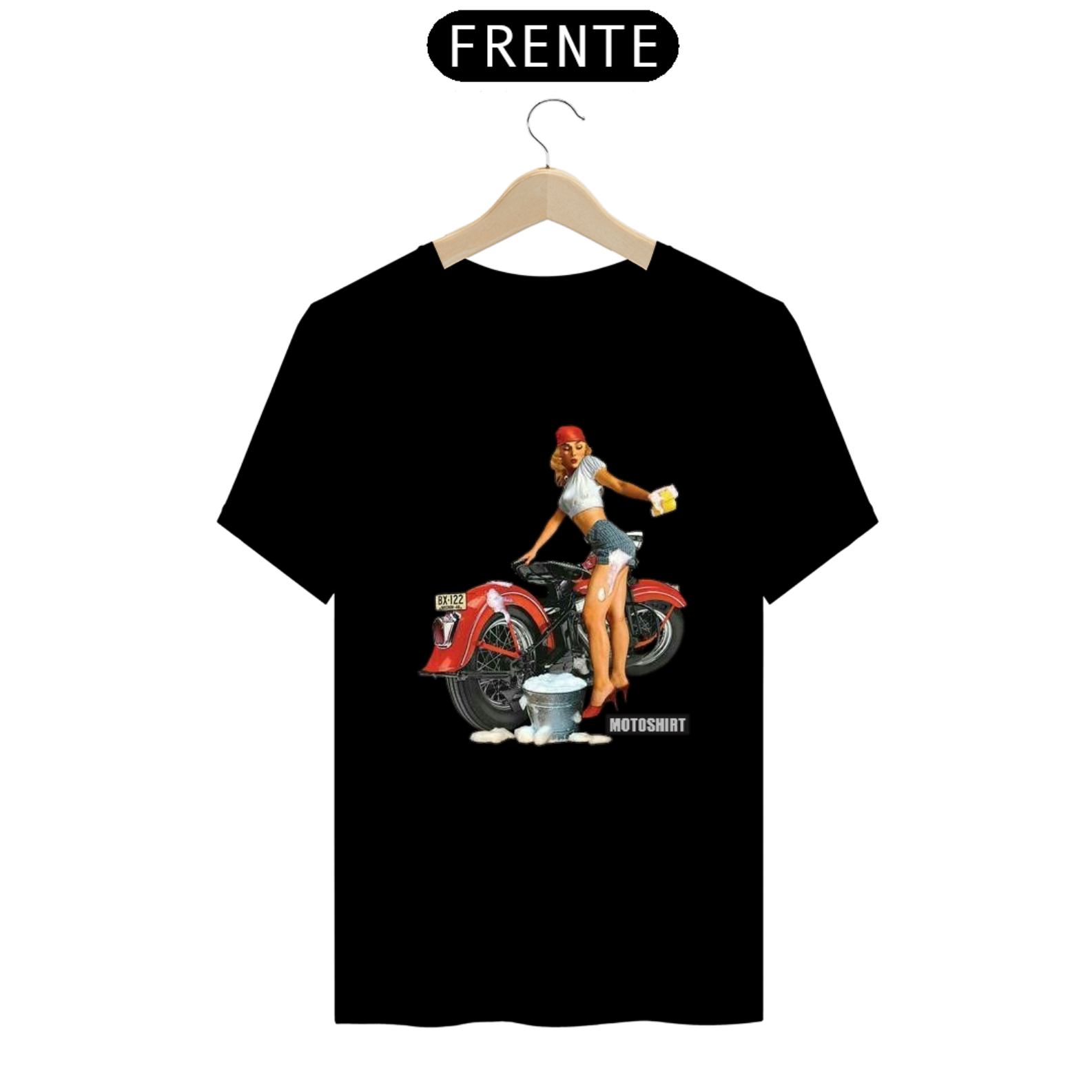 Nome do produto  Motoclean Girl T-shirt