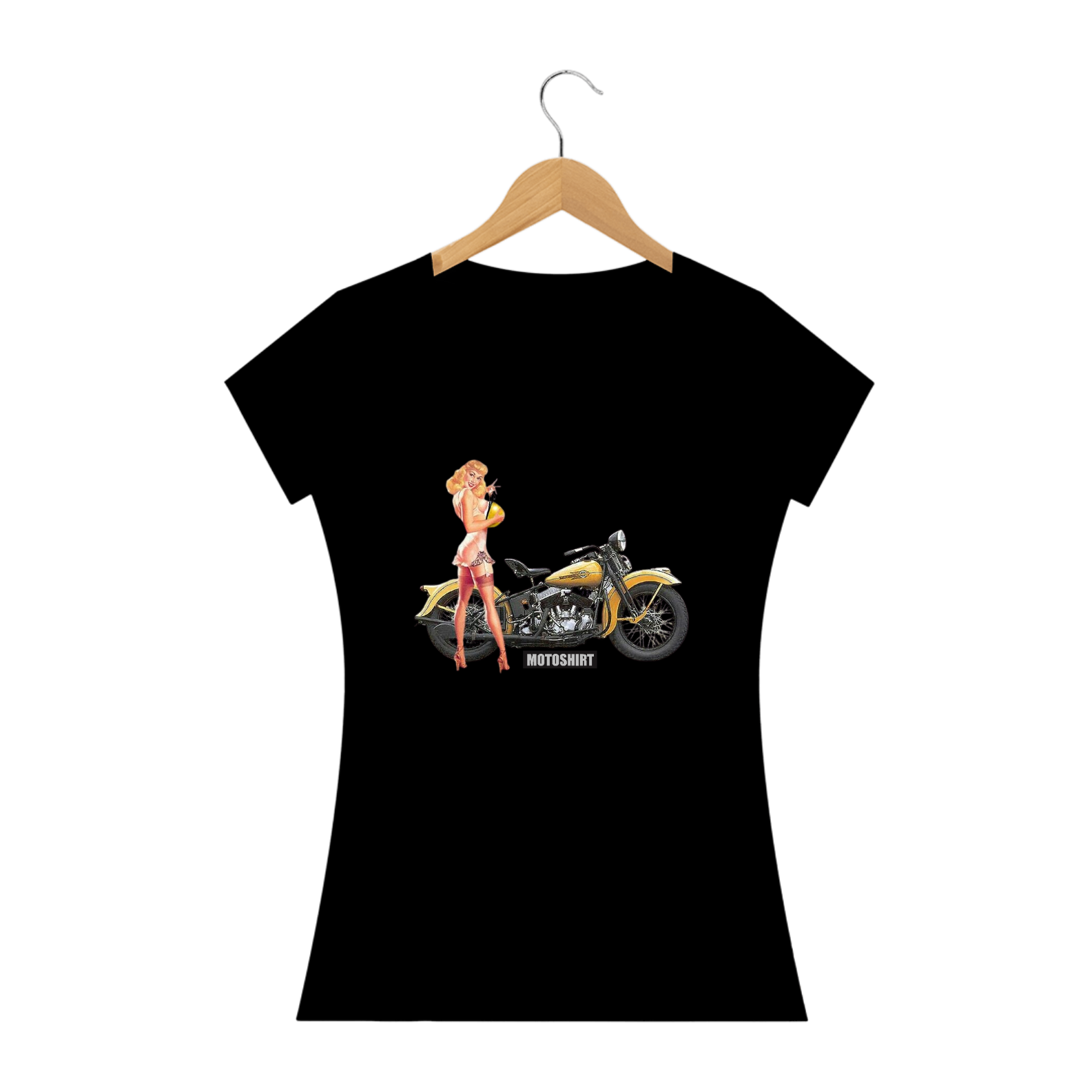 Nome do produto  Blond Girl Motorcycles Baby Long