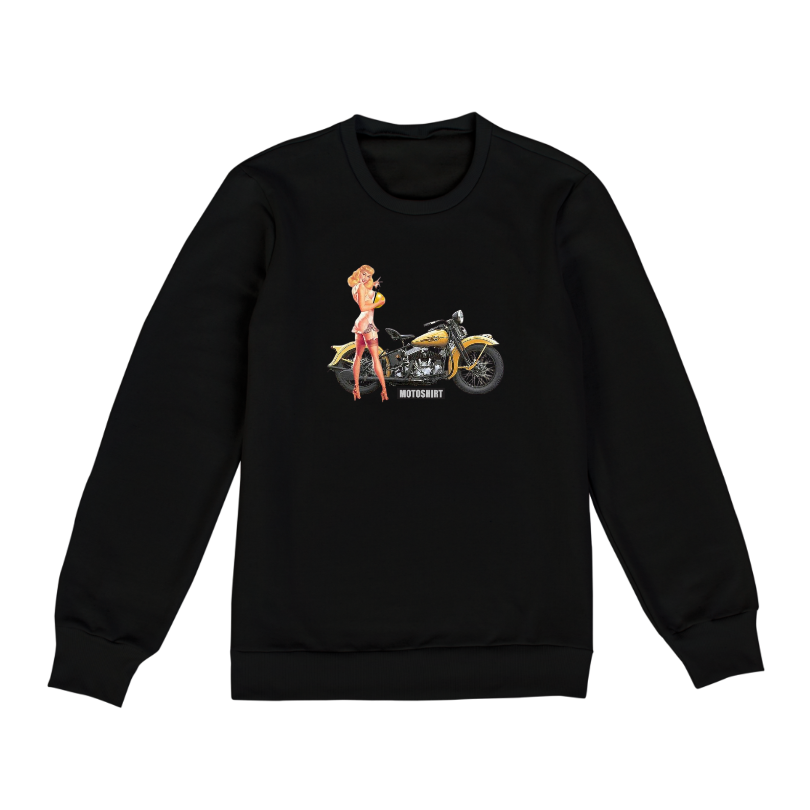 Nome do produto  Blond Girl Motorcycles Moletom