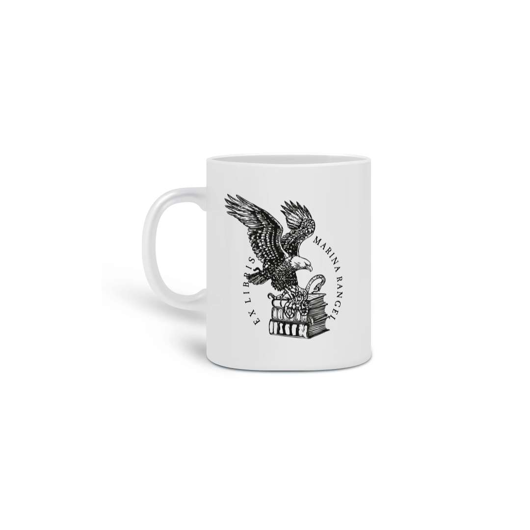 CANECA EX LIBRIS ARTE PERSONALIZADA